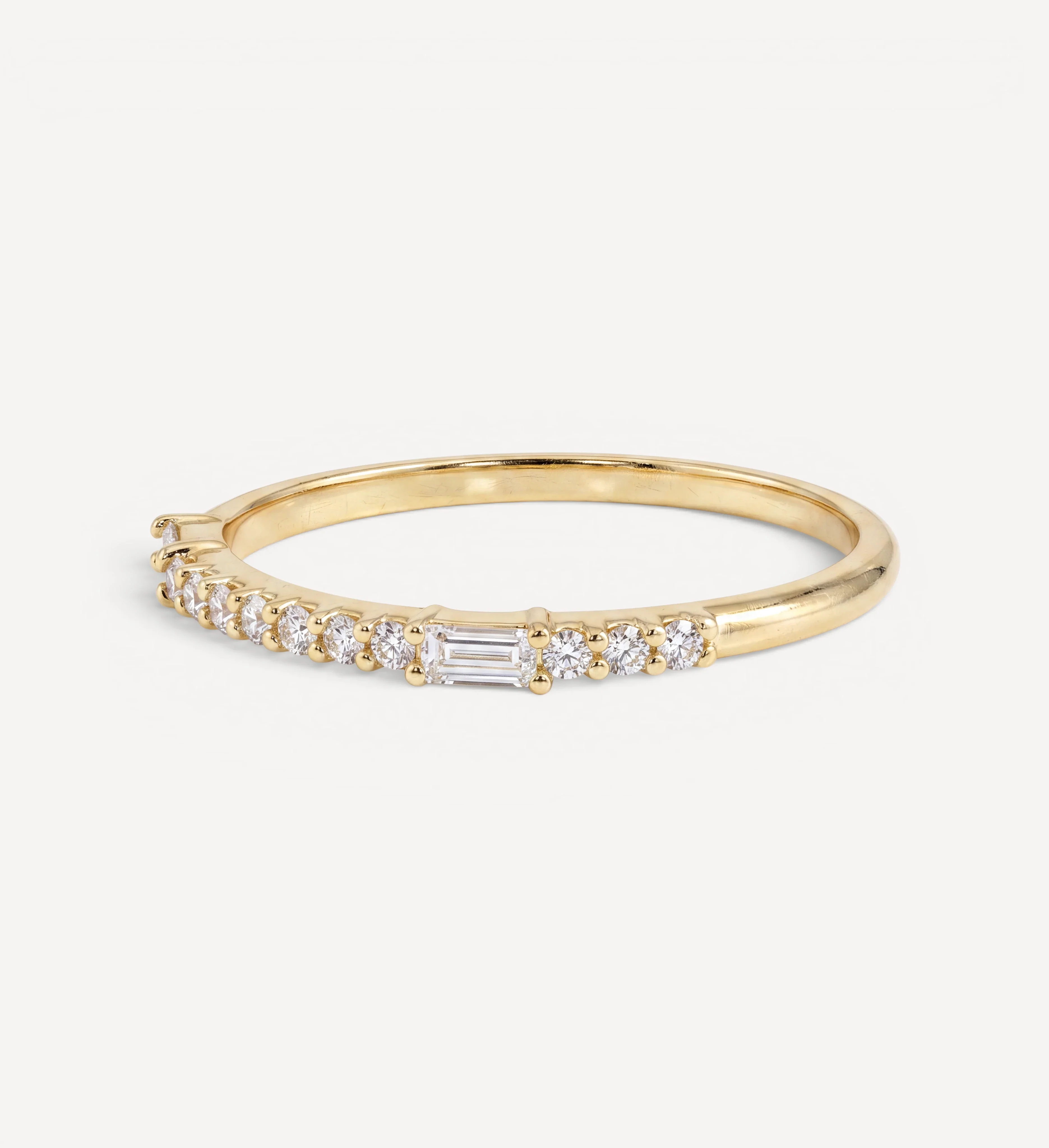 Diamond Morse Code Ring | BESTIE - Image 3