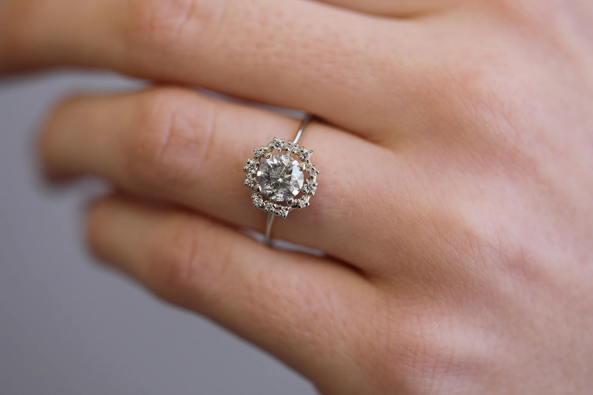 Annalise | Salt & Pepper Diamond - Image 4