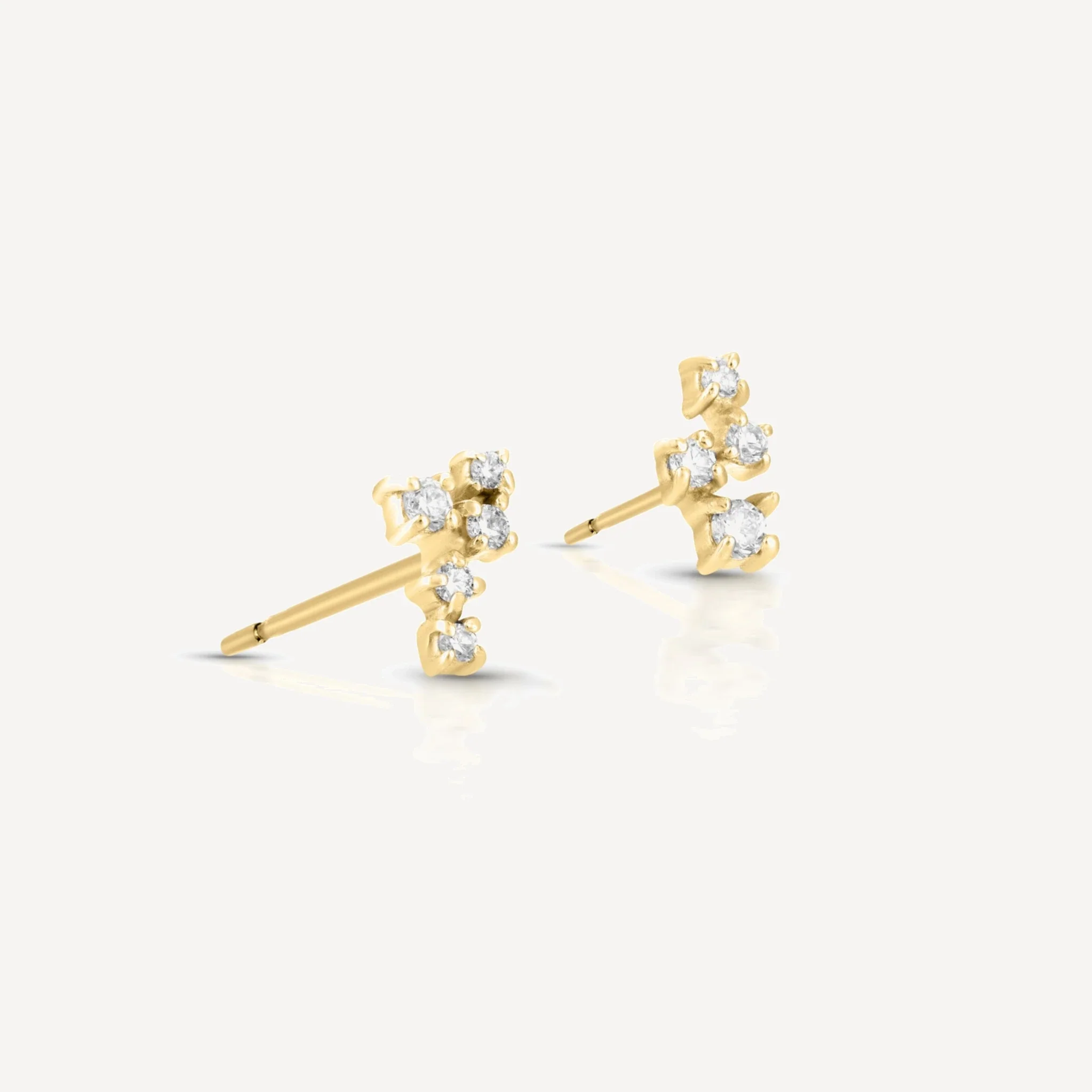Estrella studs | white diamonds - Image 3