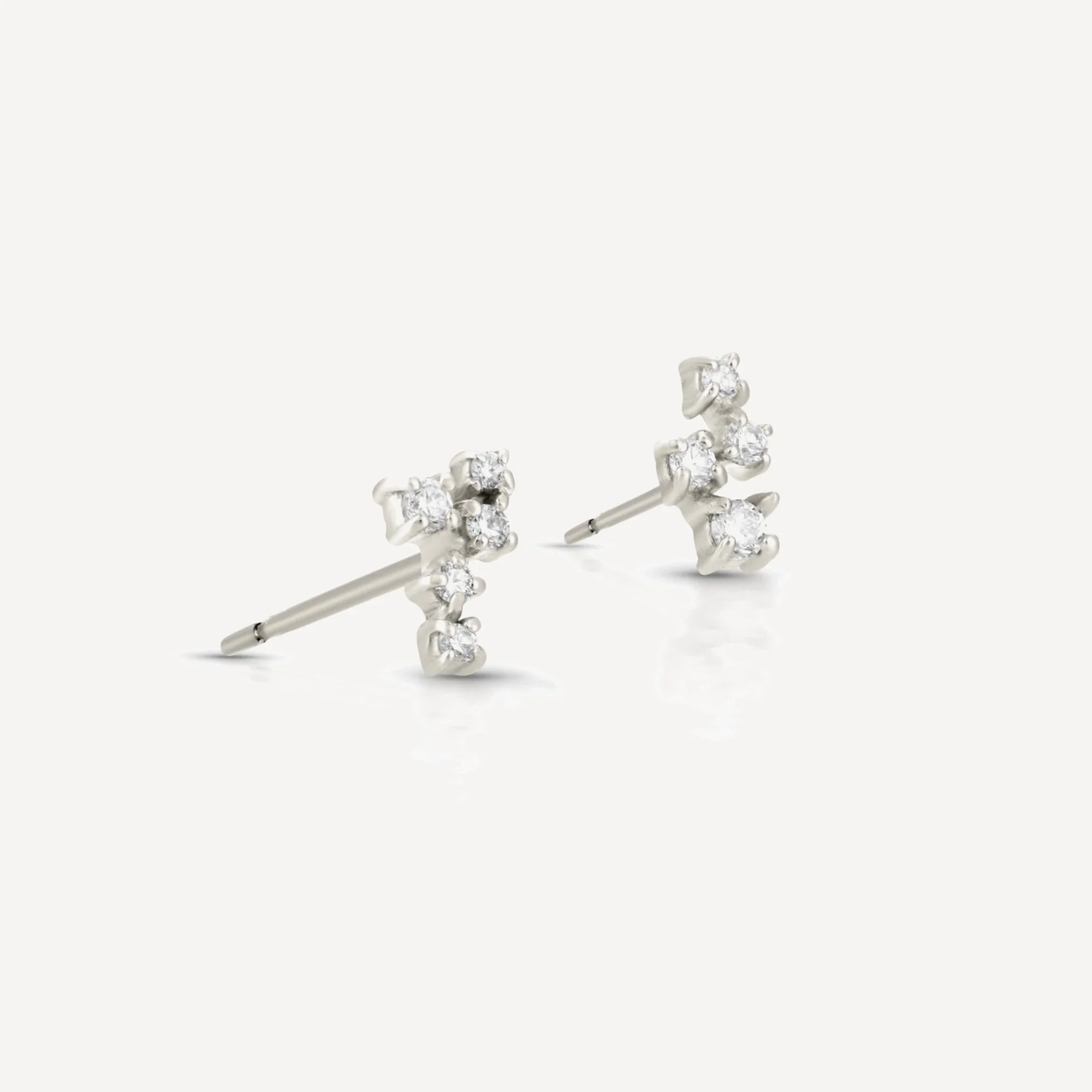Estrella studs | white diamonds - Image 7