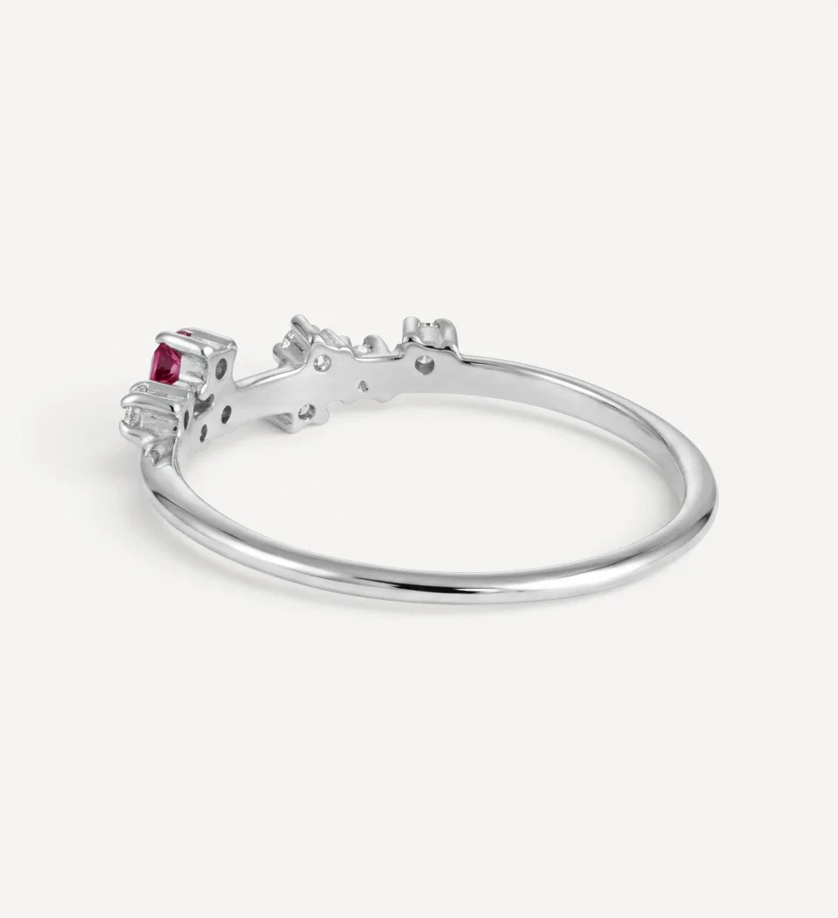 Ayla ring | rubies & champagne diamonds - Image 6