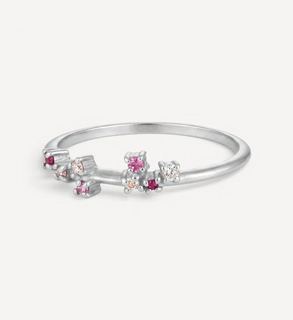 Ayla ring | rubies & champagne diamonds - Image 7