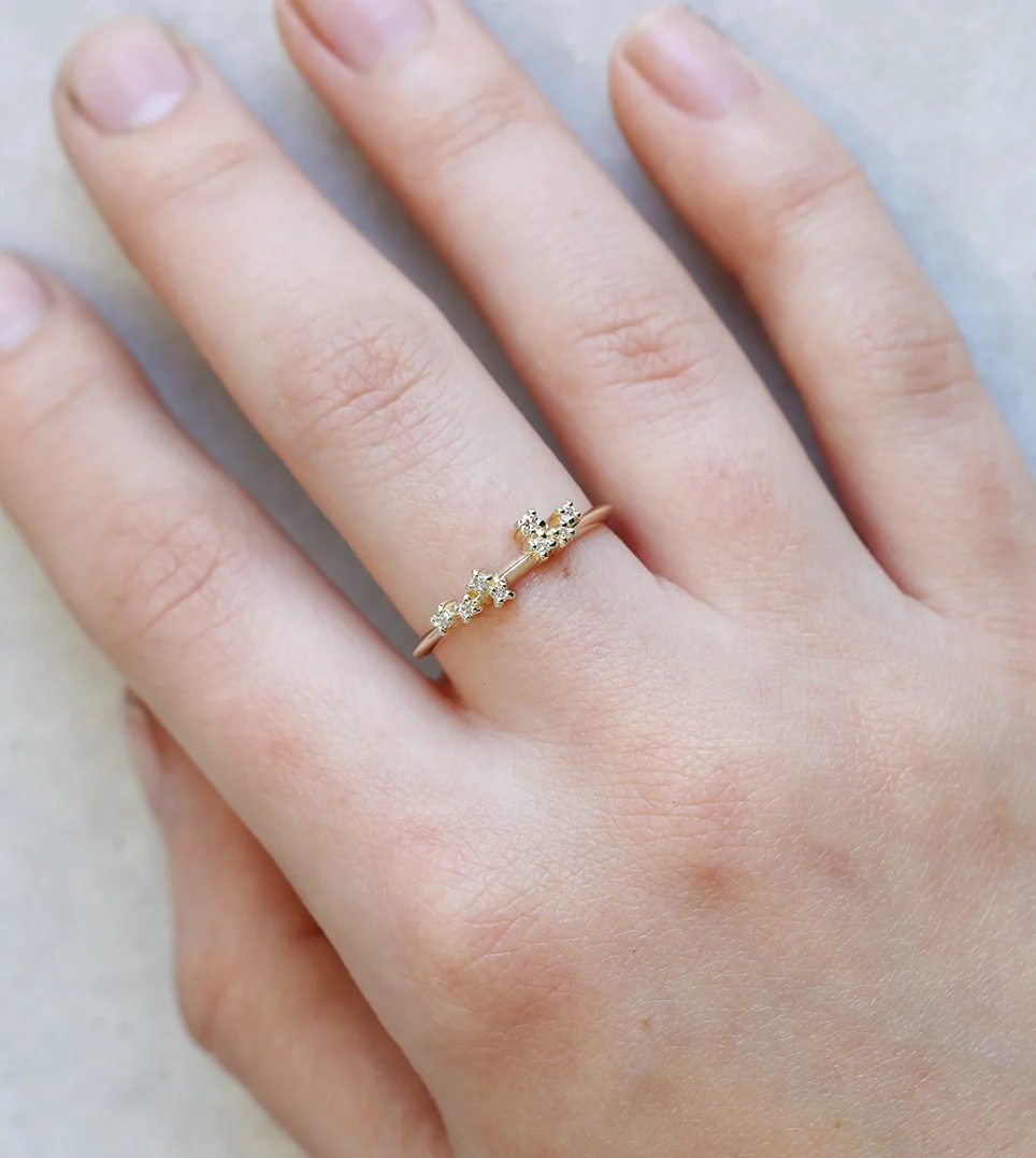 Ayla ring | diamonds - Image 2