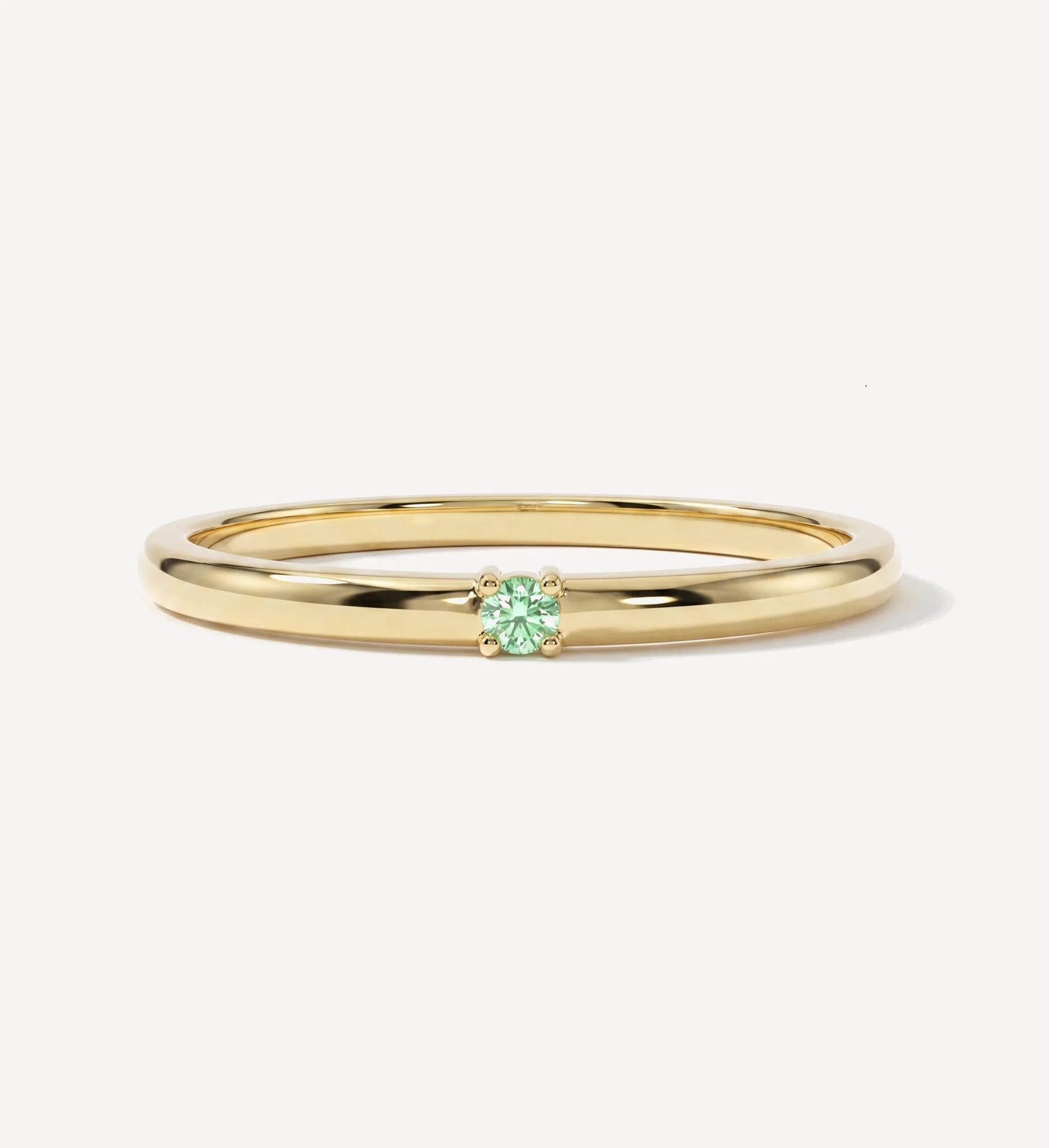 Engraved Morse Code Ring | One Birthstone - Image 5