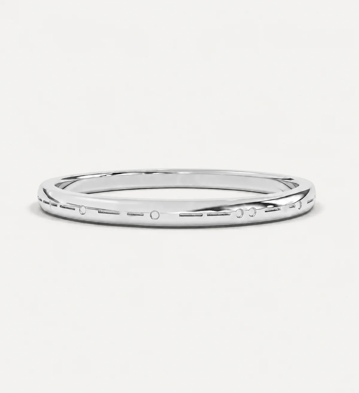 Engraved Morse Code Ring | Plain - Image 3