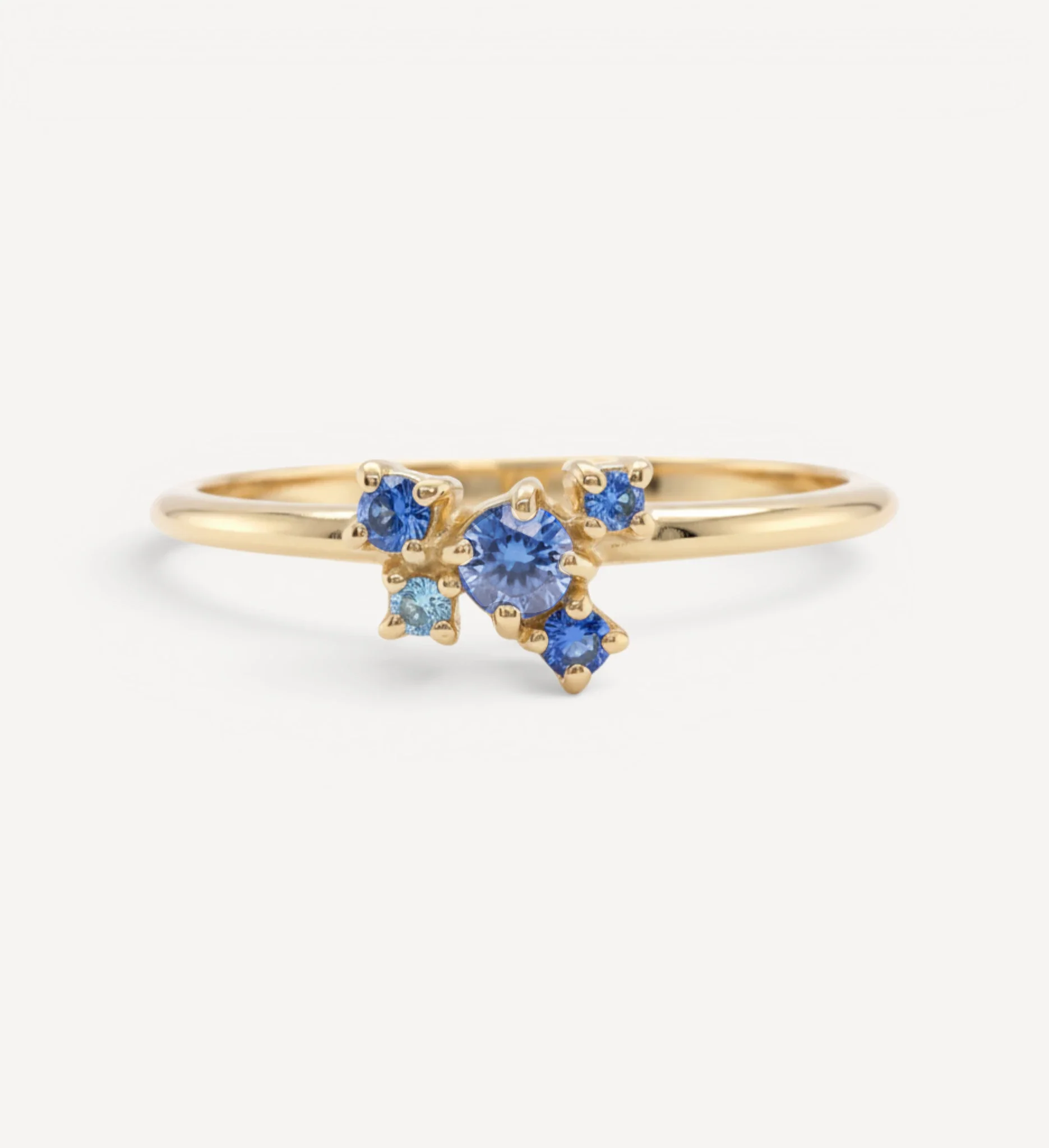 Dela Cluster ring | sapphire
