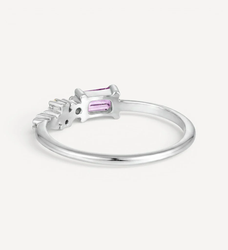 Efina ring | pink sapphire - Image 8
