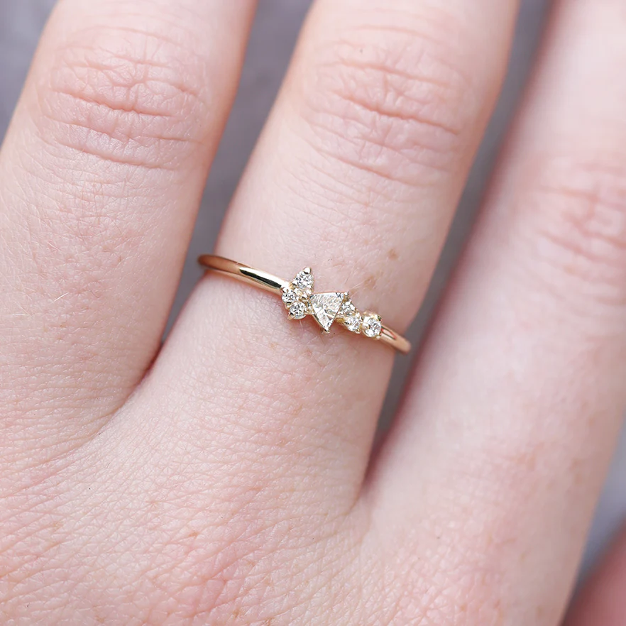 Elena Ring | white diamonds - Image 2