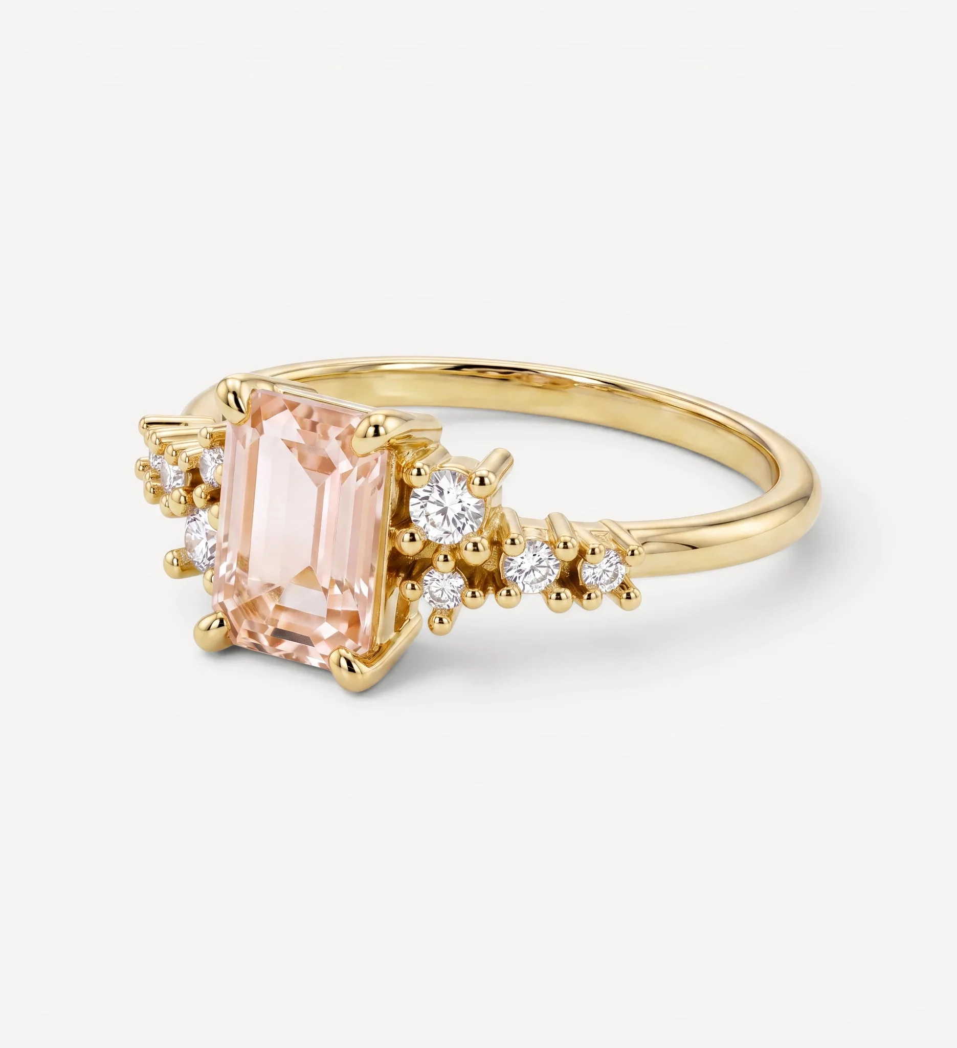 Elise | morganite & diamonds - Image 4