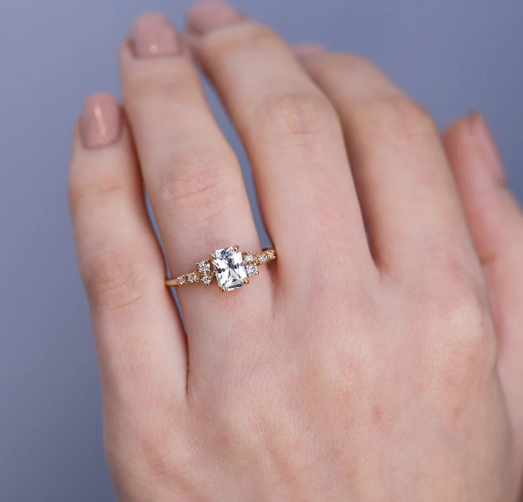 Elise | sapphire & diamonds - Image 3