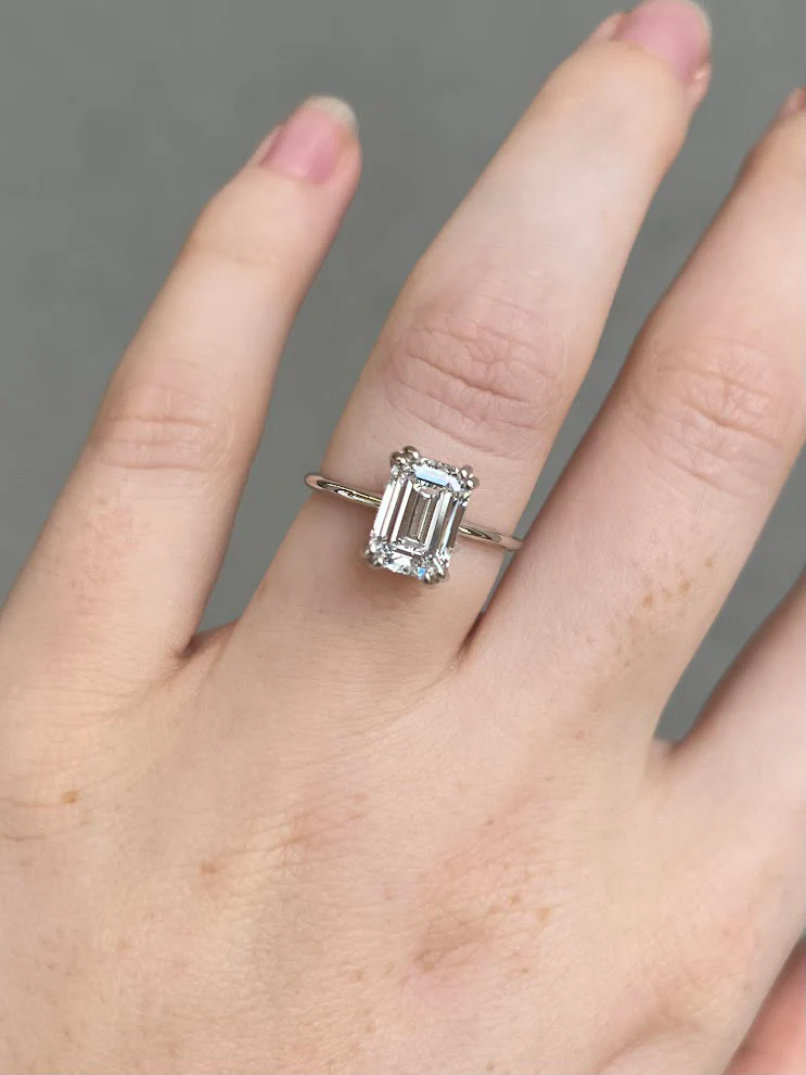 Emerald Solitaire | diamond - Image 4