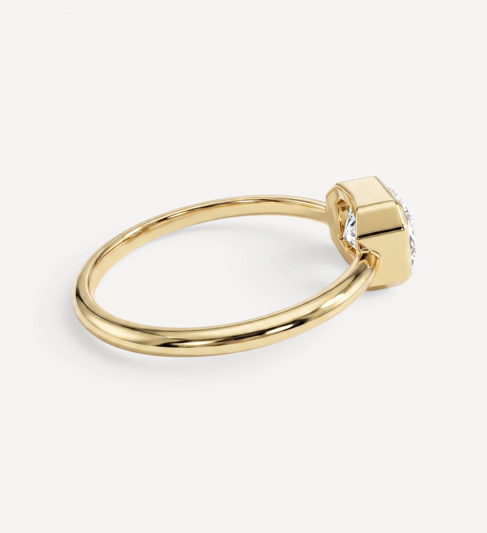 Flow Ring | Emerald Diamond - Image 4