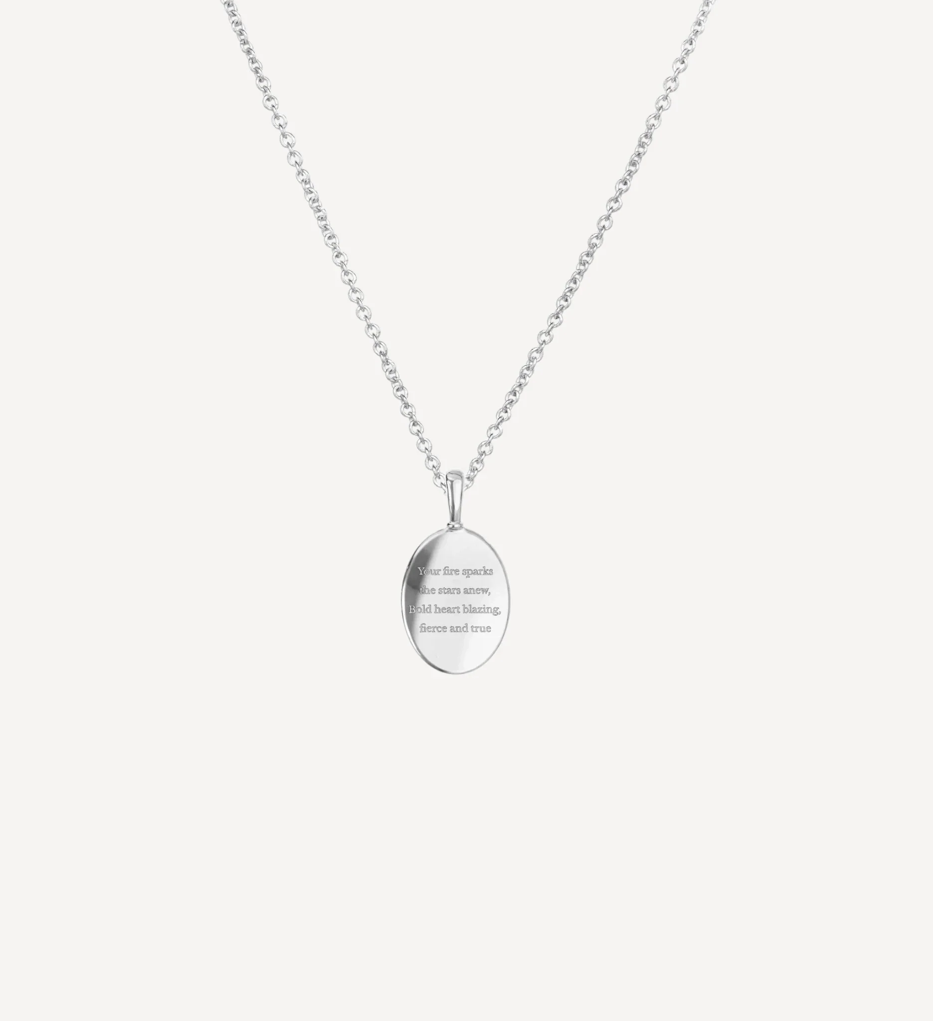 Zodiac Poem Necklace | Oval - Image 11