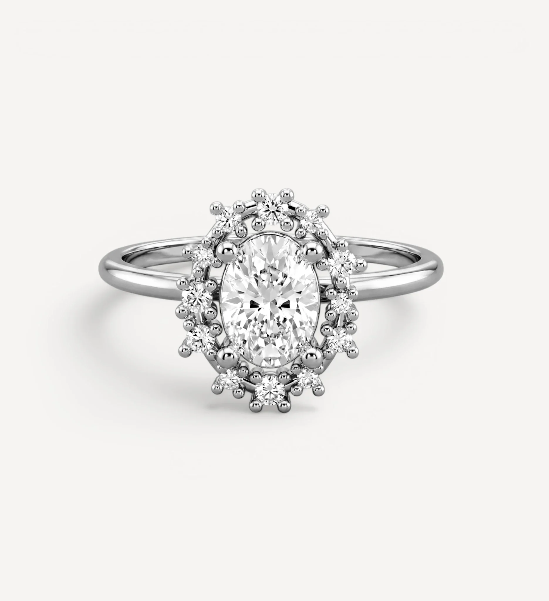 Everly | white sapphire & diamonds - Image 7