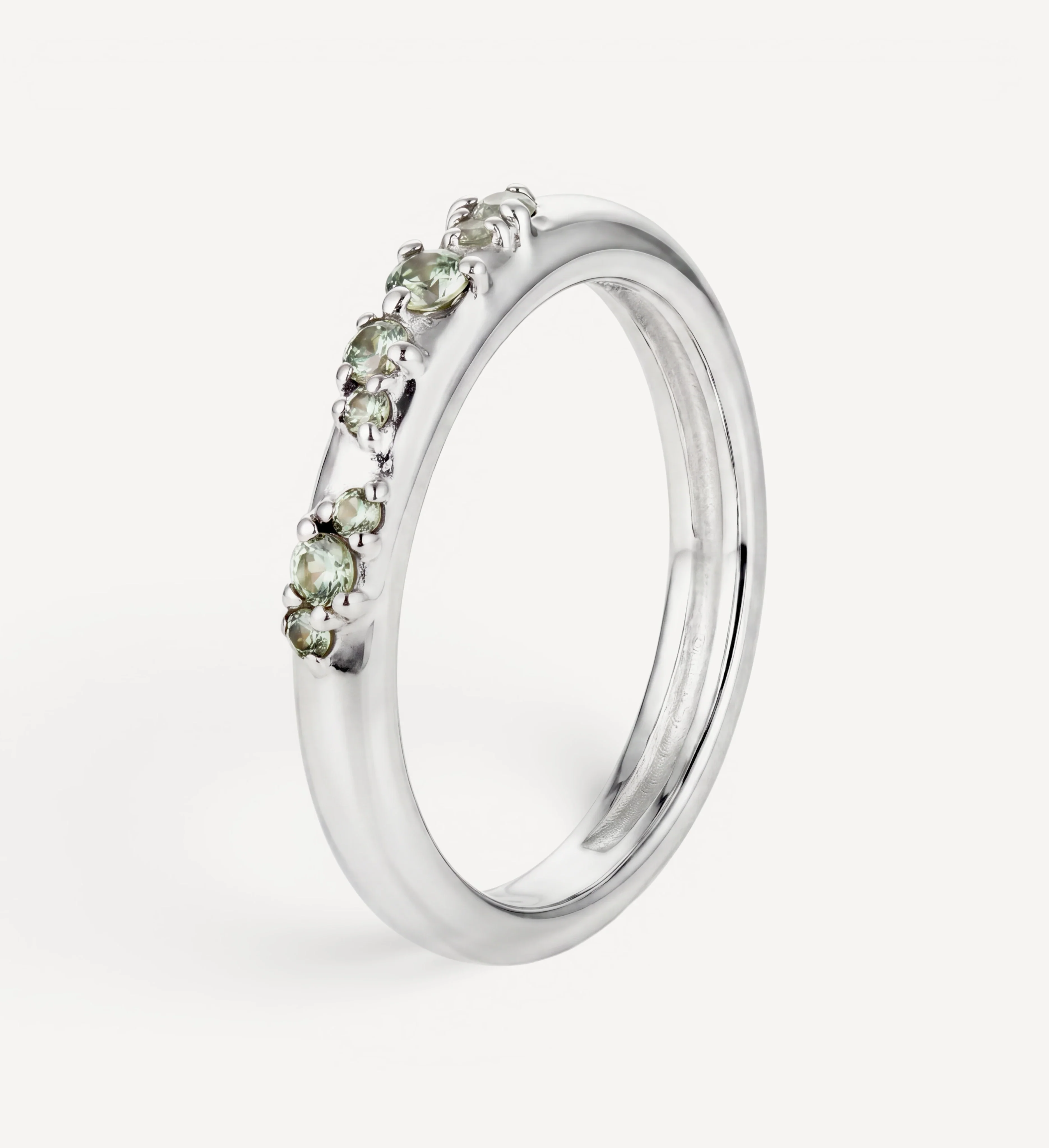 Fleur Ring | green diamonds - Image 8