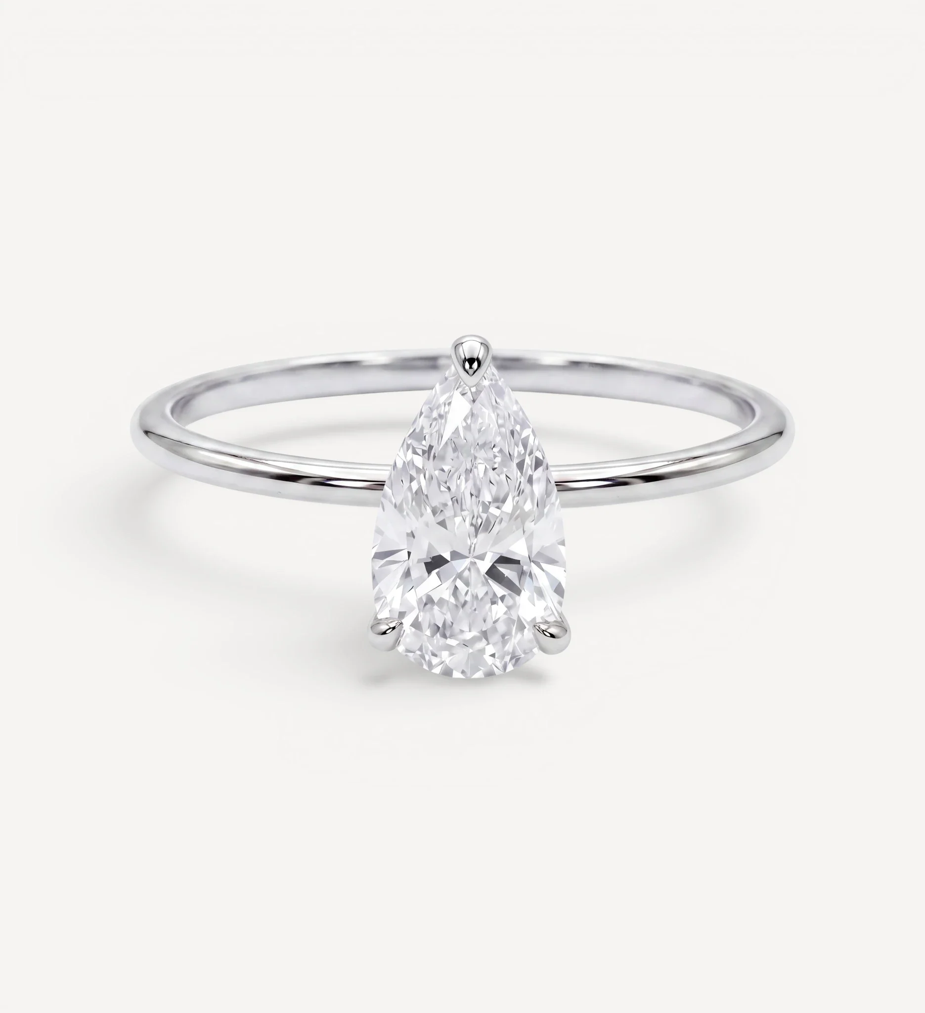 Flora ring | pear diamond halo - Image 5