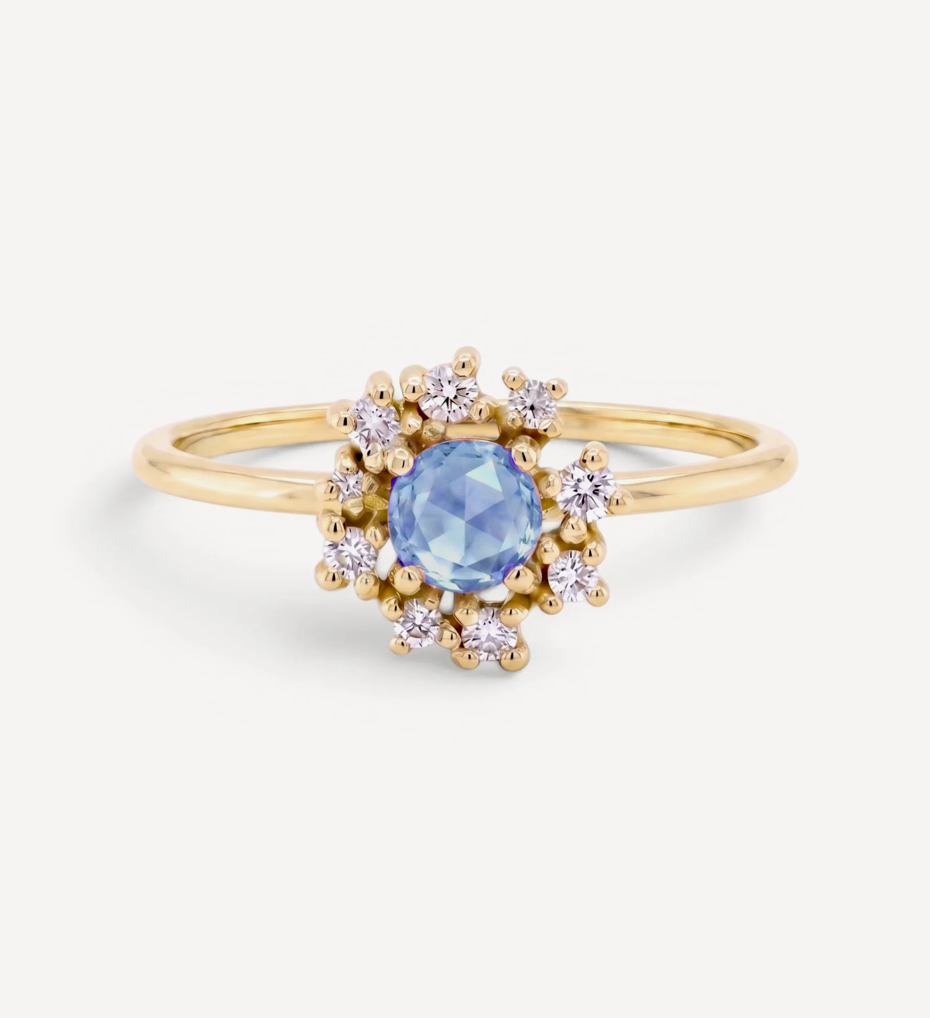 Florence | blue sapphire & diamonds