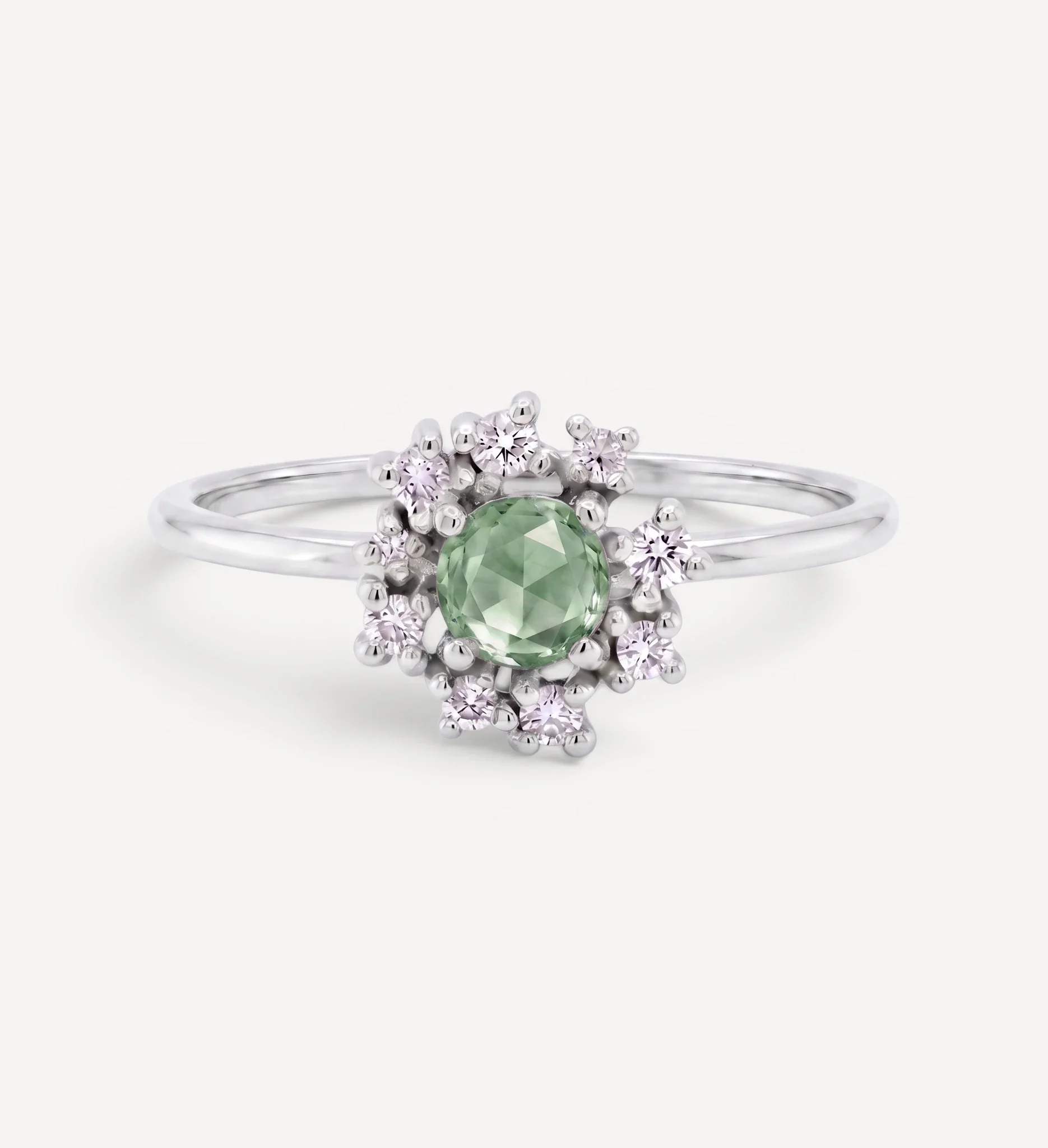Florence | green sapphire & diamonds - Image 5