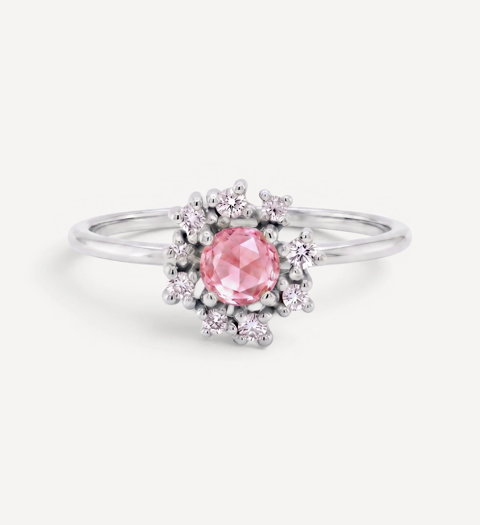 Florence | pink sapphire & diamonds - Image 4