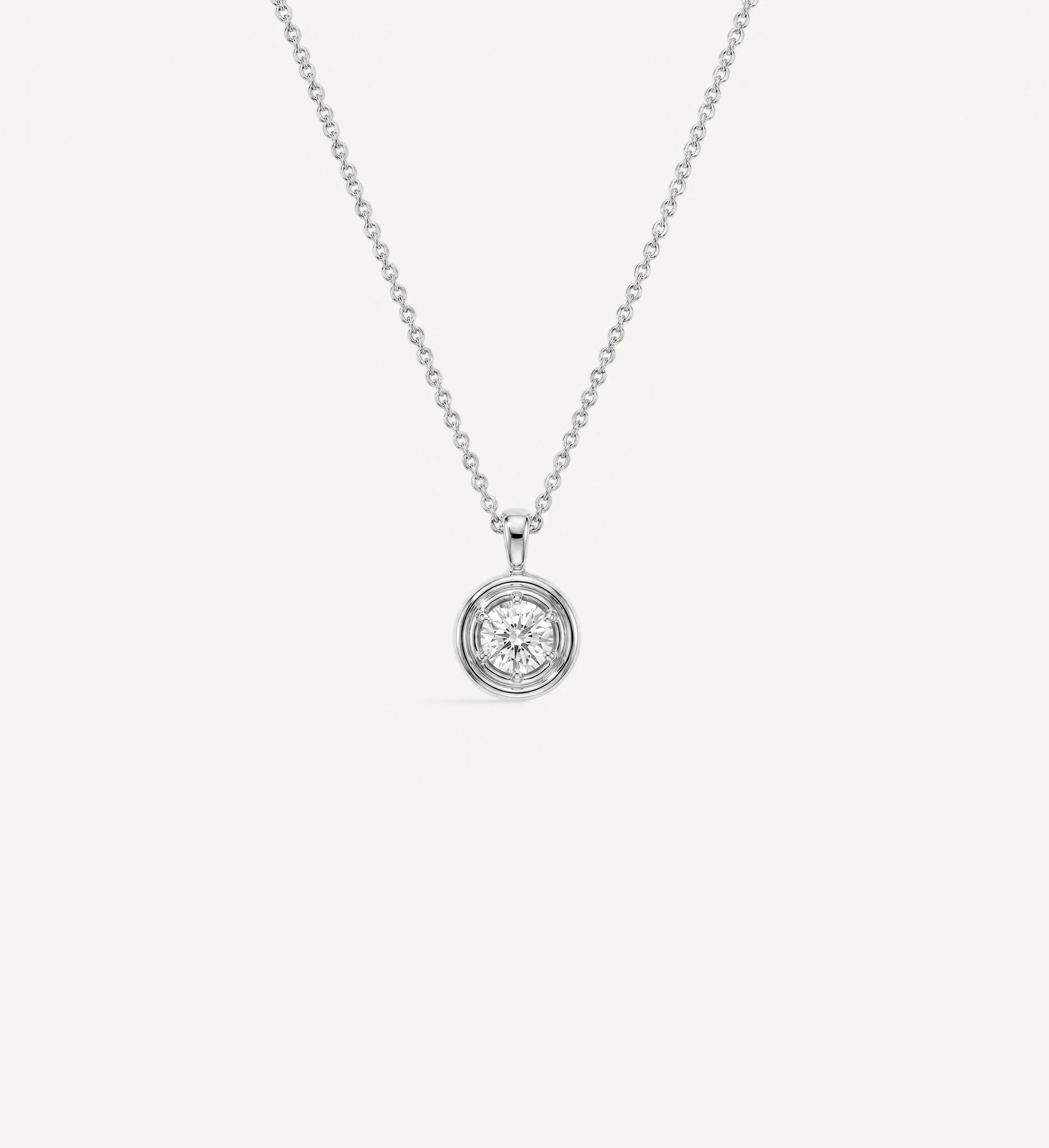 Flow Necklace | Round Diamond - Image 3