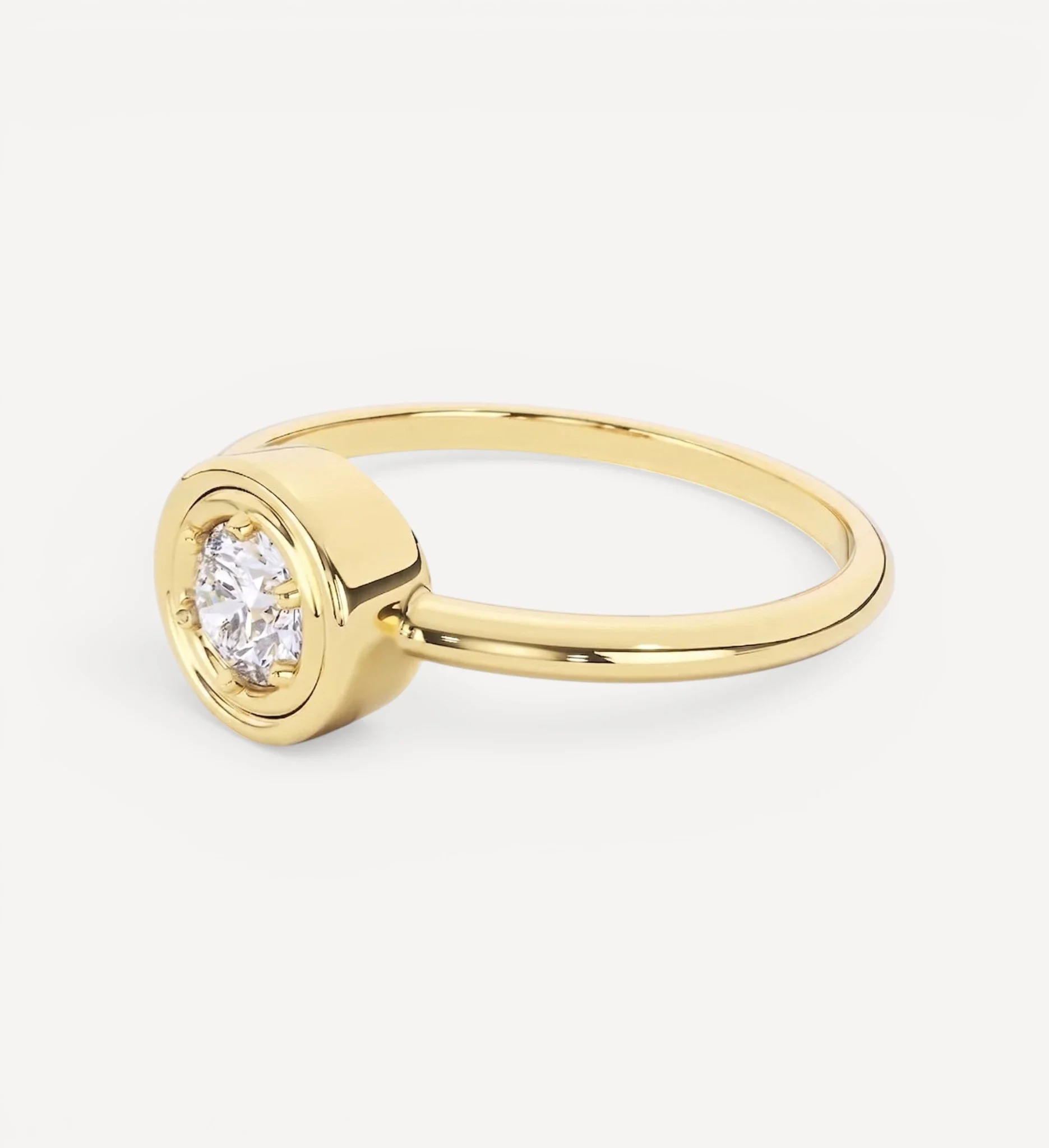 Flow Ring | Round Diamond - Image 3