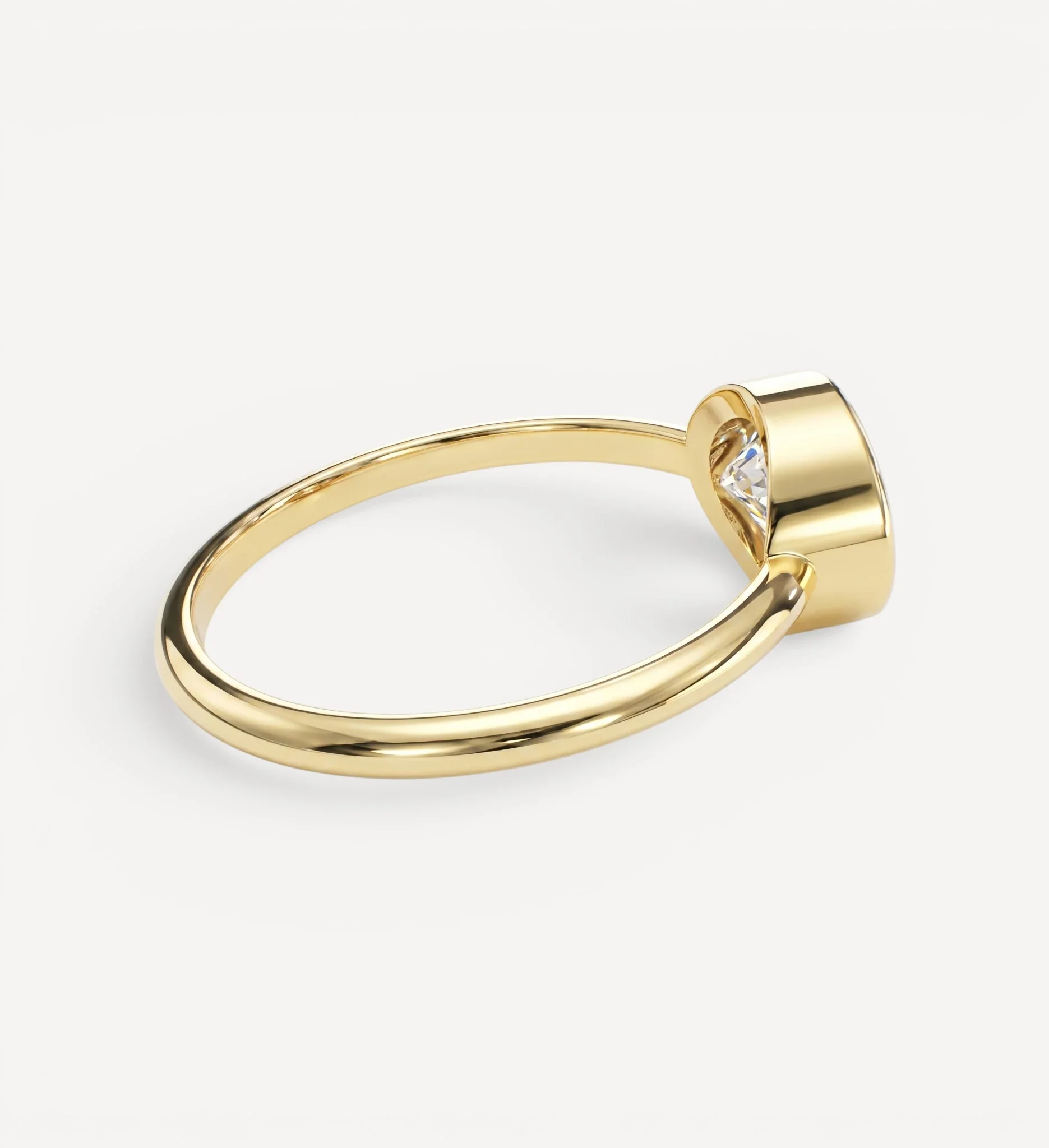 Flow Ring | Round Diamond - Image 4