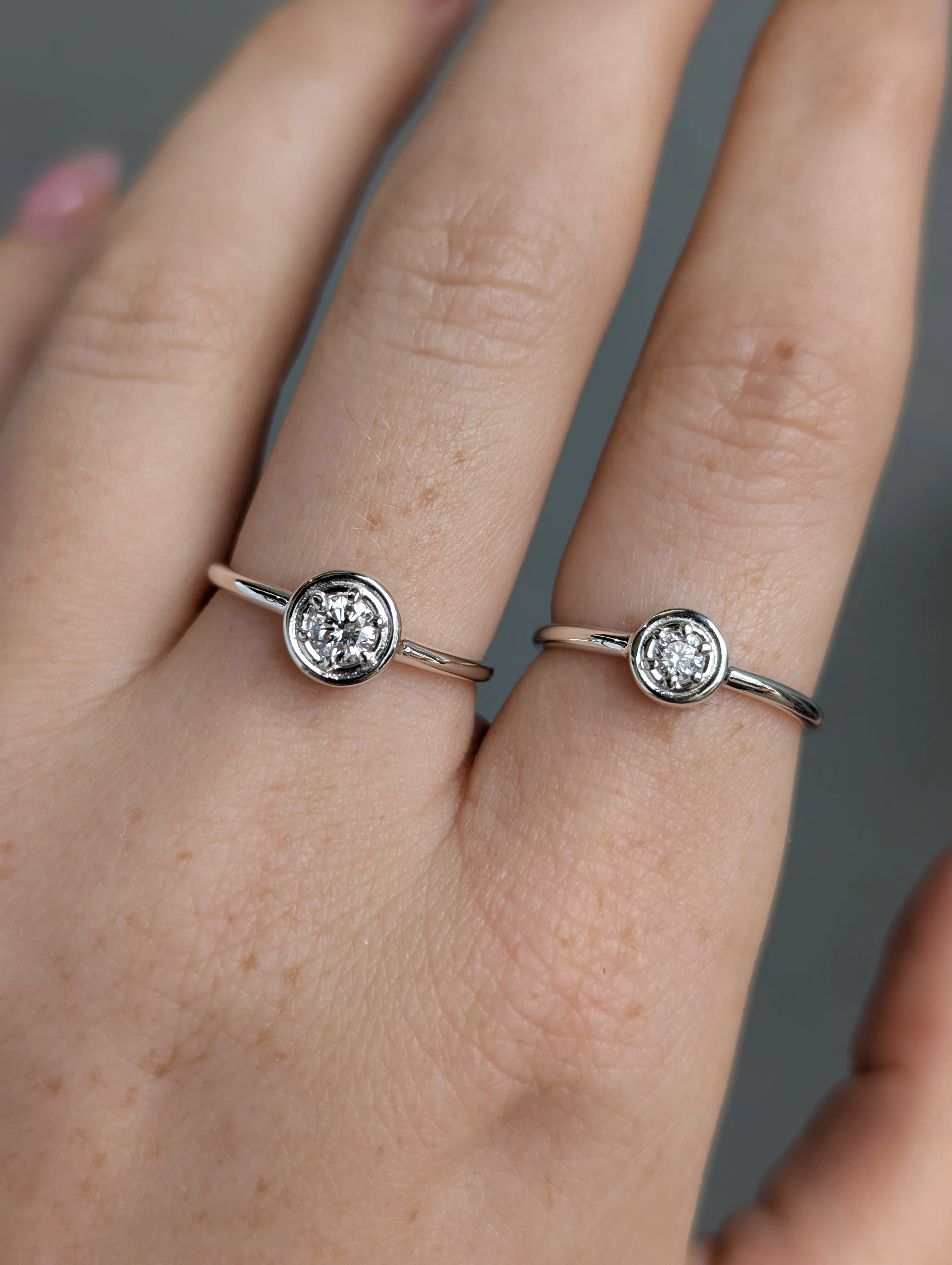 Flow Ring | Round Diamond - Image 6