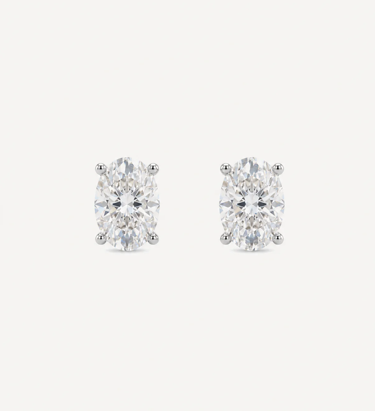 Grace Diamond Studs | Oval - Image 3