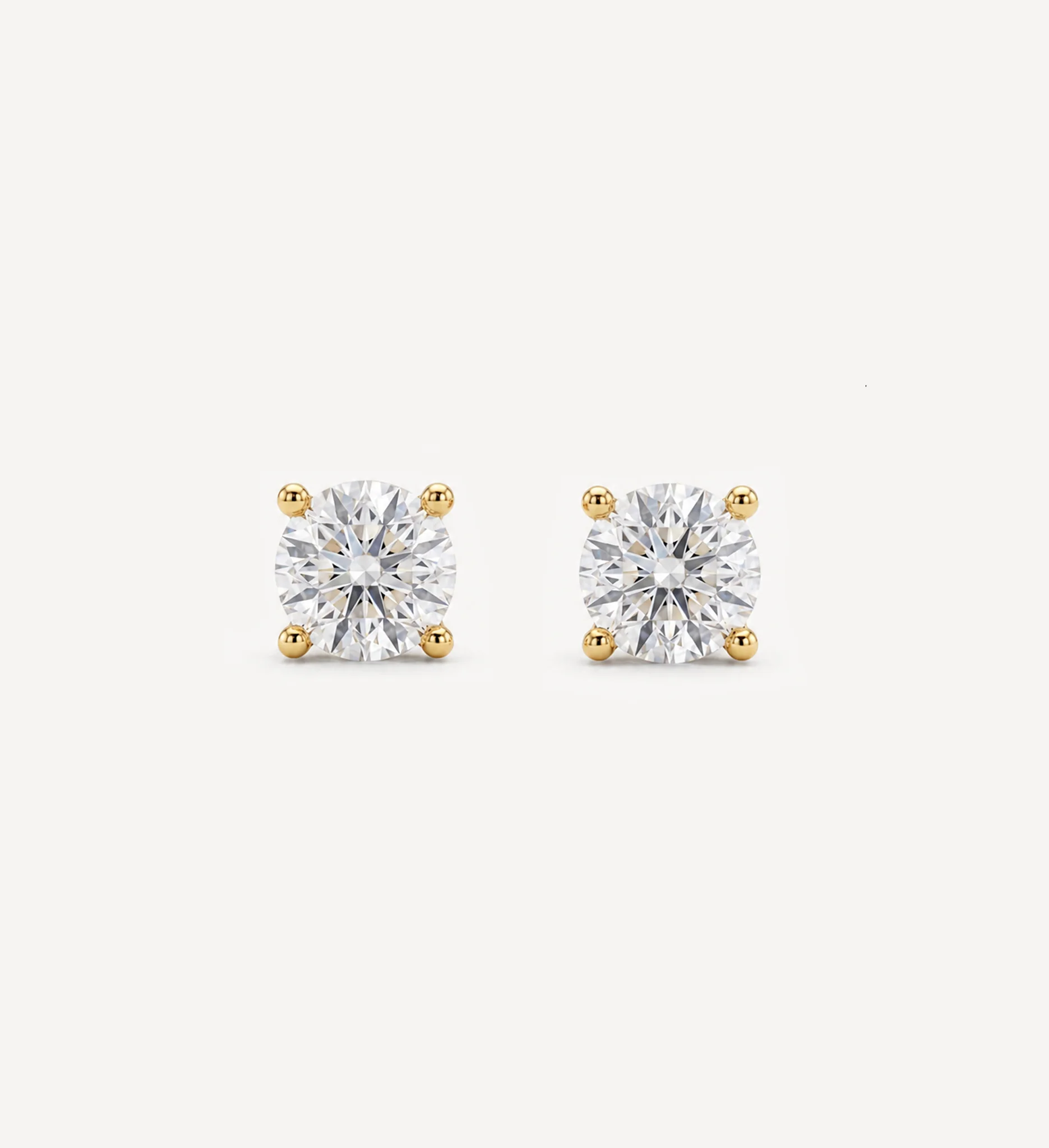 Grace Diamond Studs | Round