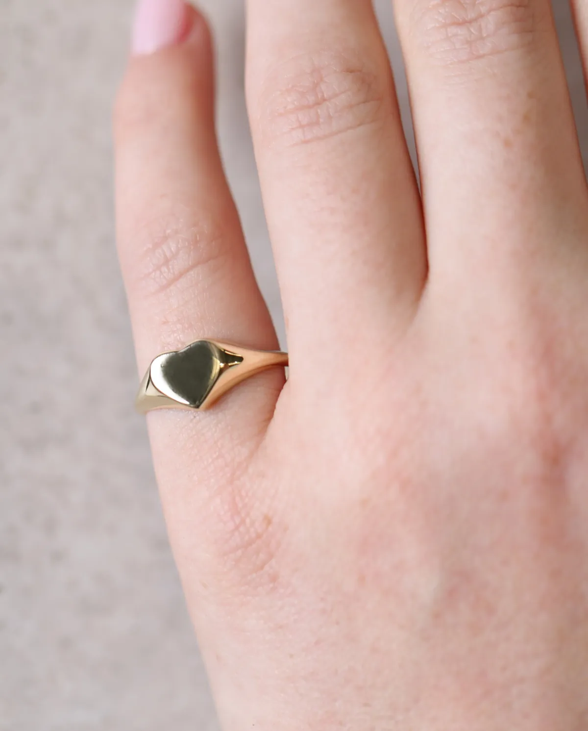 Heart Signet | Engraved Initial - Image 4