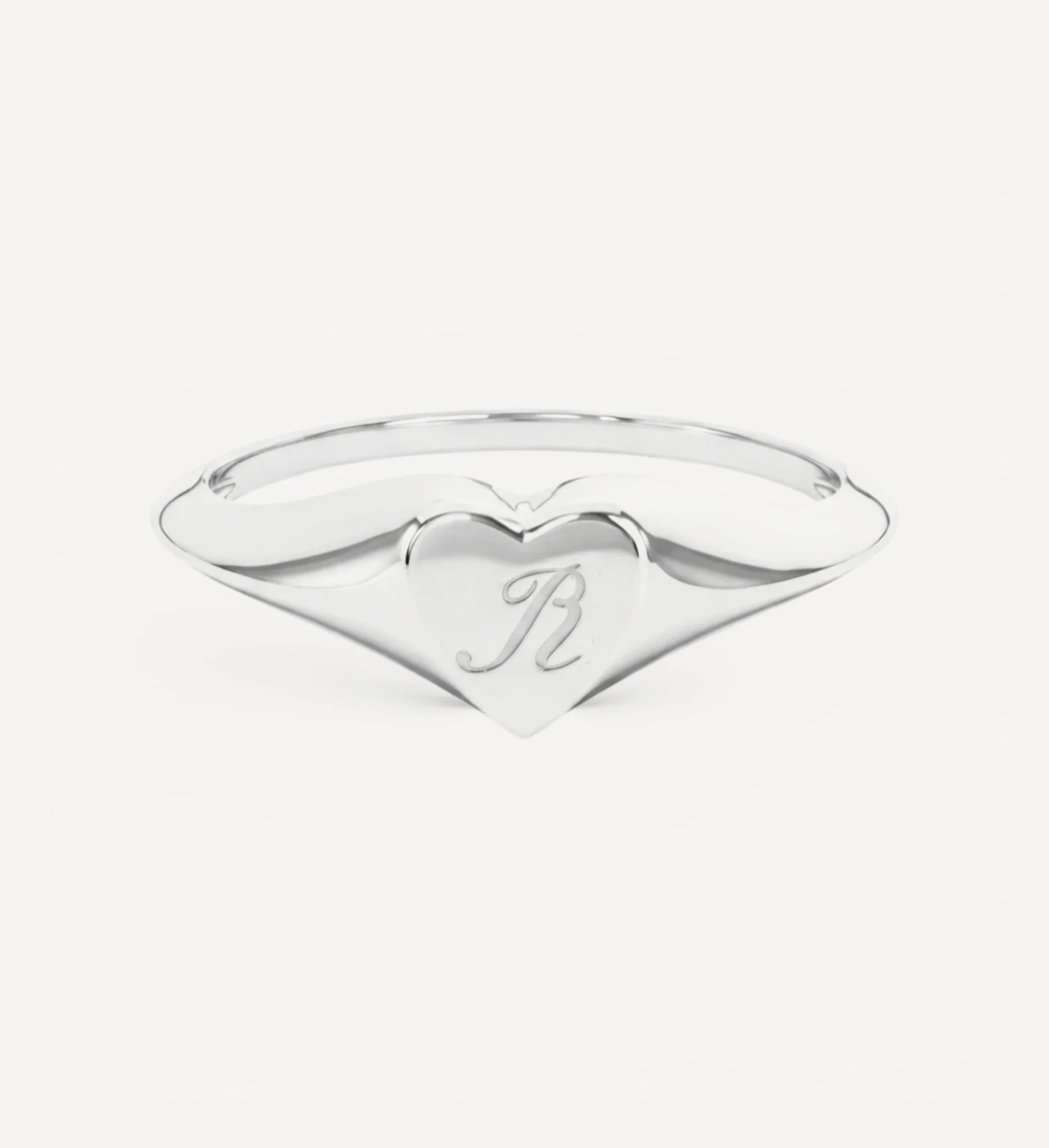 Heart Signet | Engraved Initial - Image 6