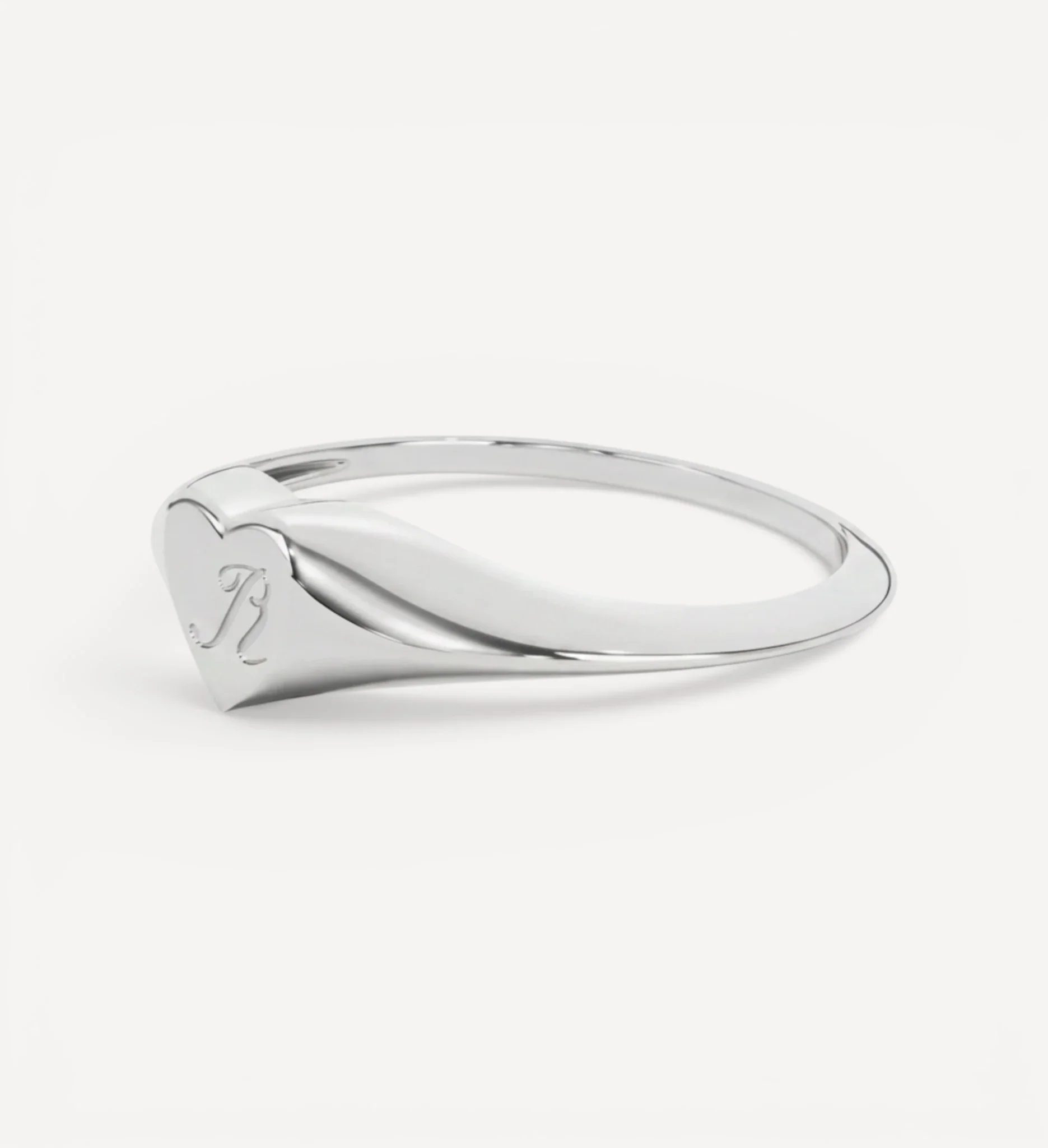 Heart Signet | Engraved Initial - Image 7