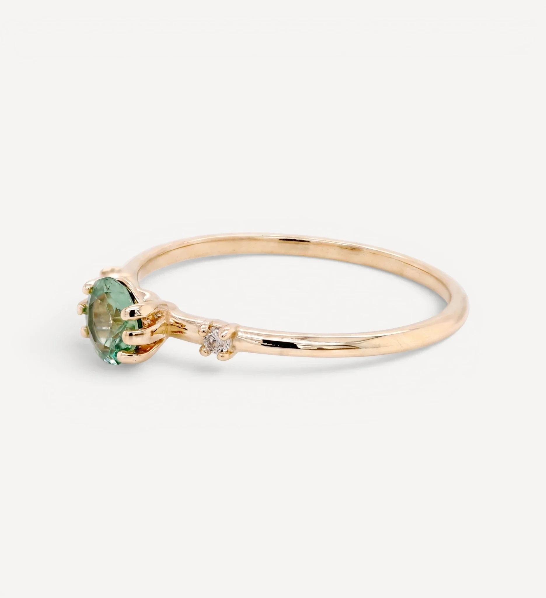 Lana | green sapphire & diamonds - Image 4