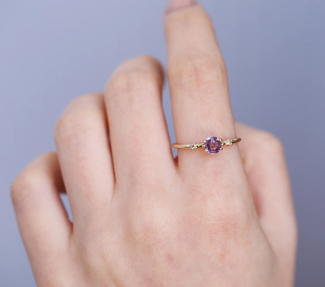 Lana | purple sapphire & diamonds - Image 2