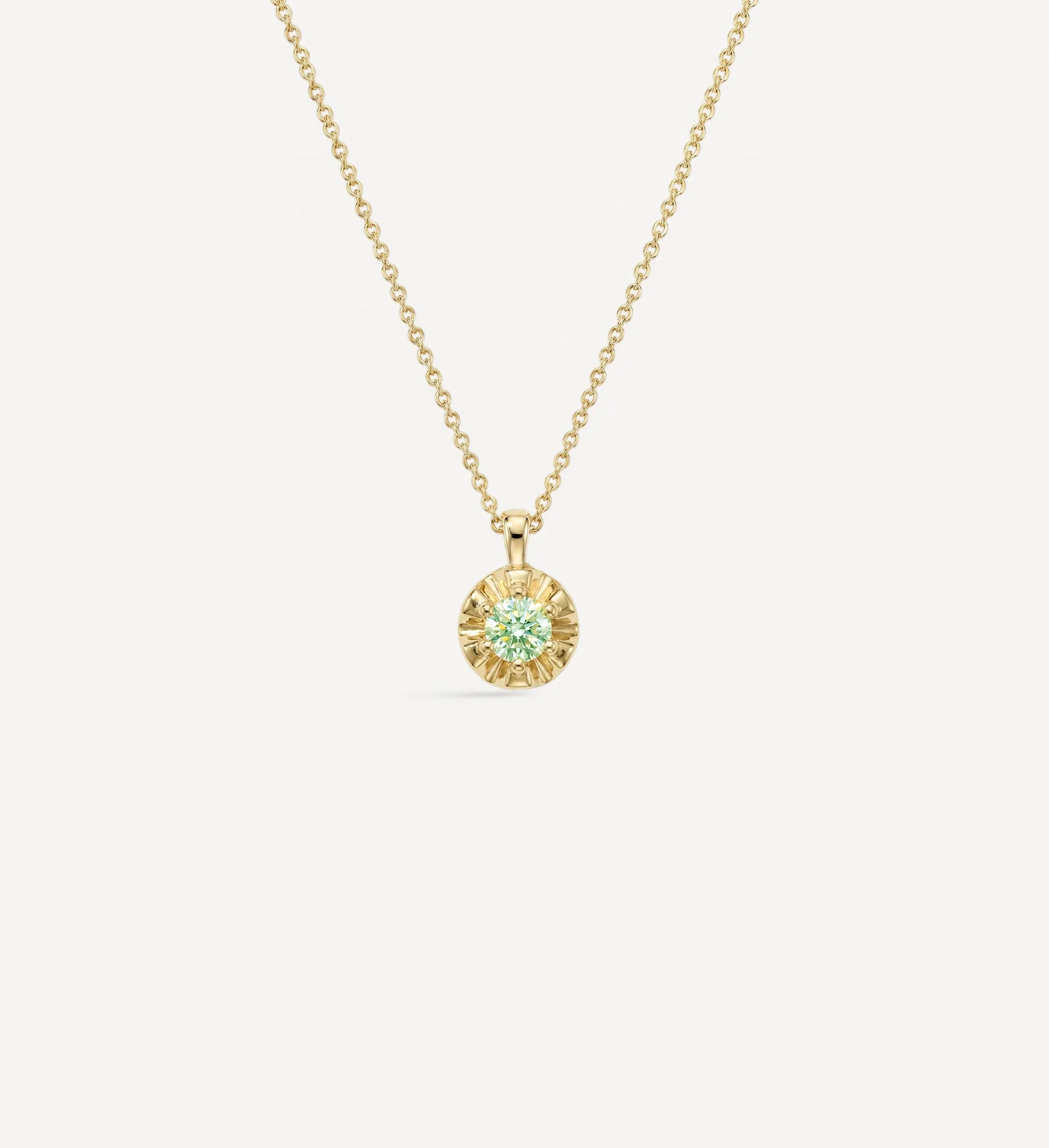 Margot Necklace | Petite Round Birthstone
