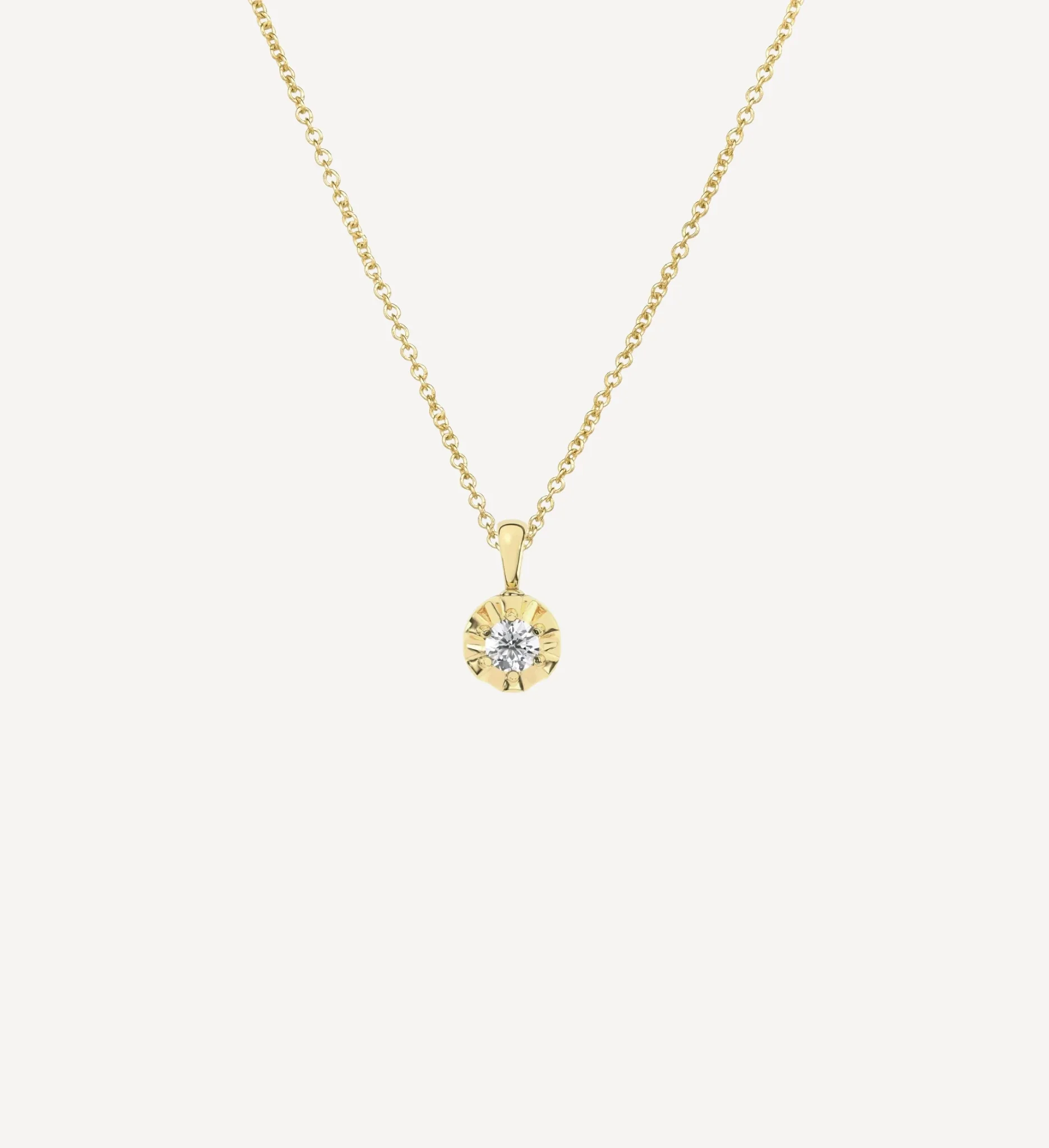 Margot Necklace | Petite Round Birthstone - Image 11
