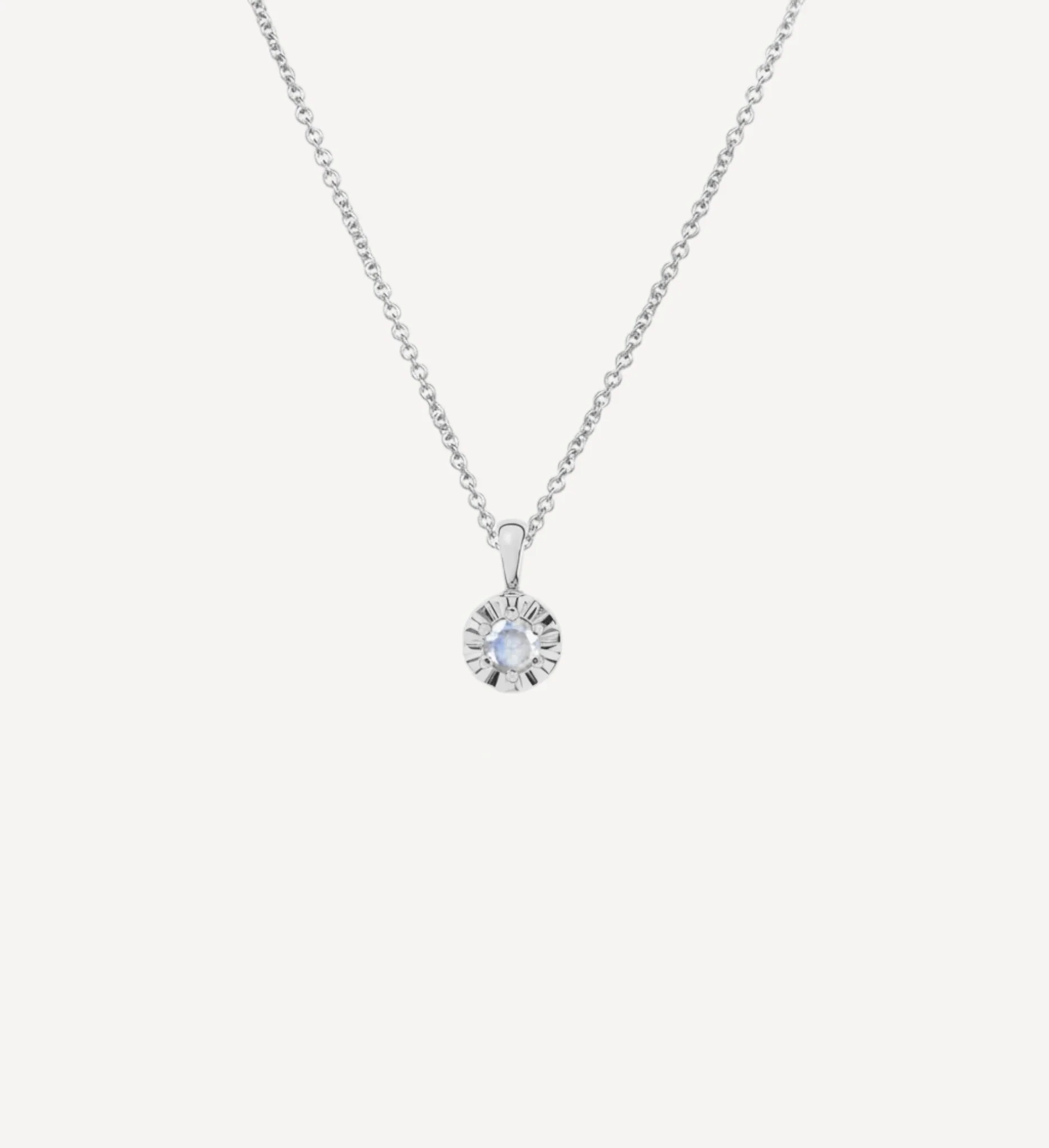 Margot Necklace | Petite Round Birthstone - Image 18