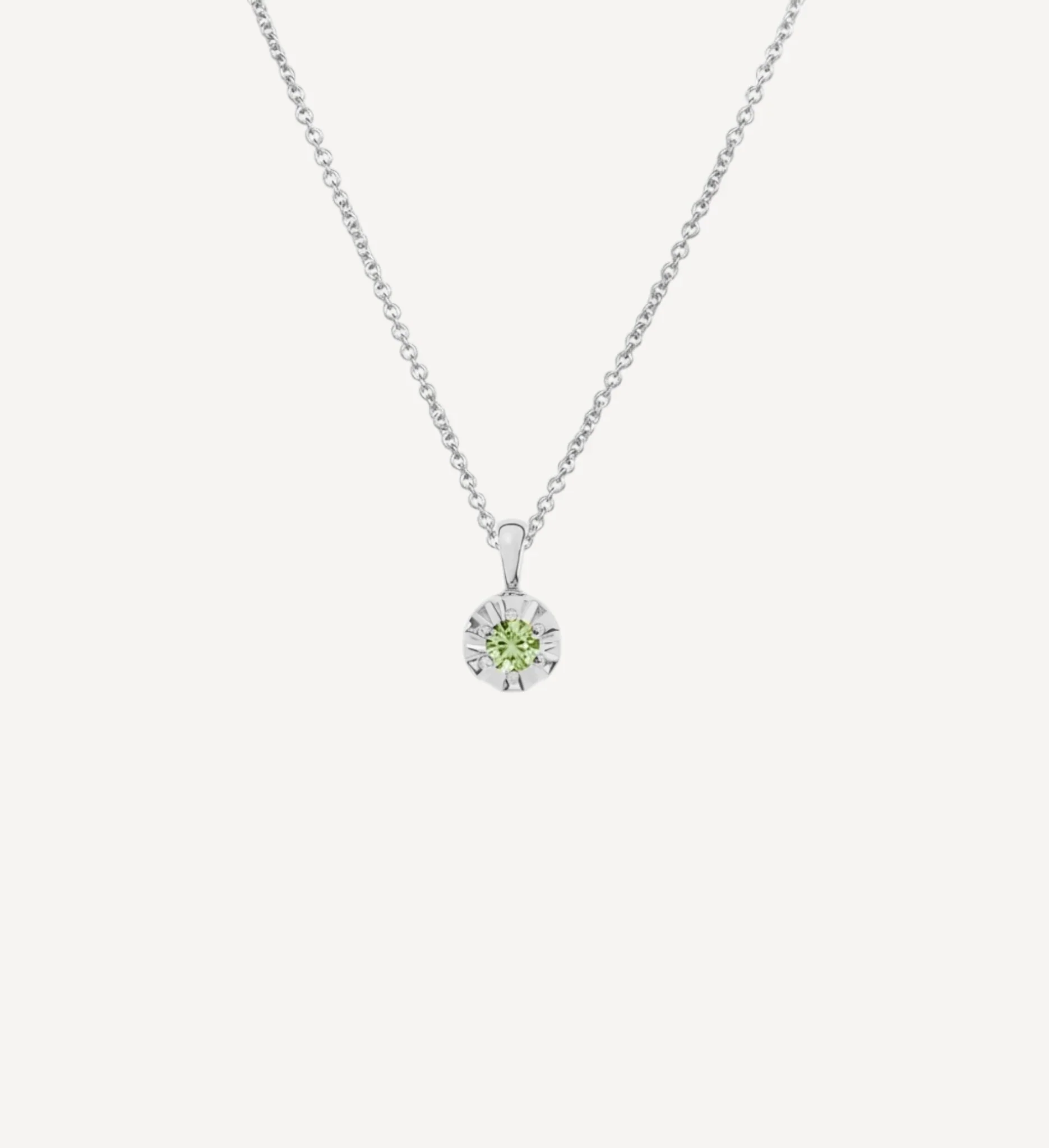 Margot Necklace | Petite Round Birthstone - Image 20