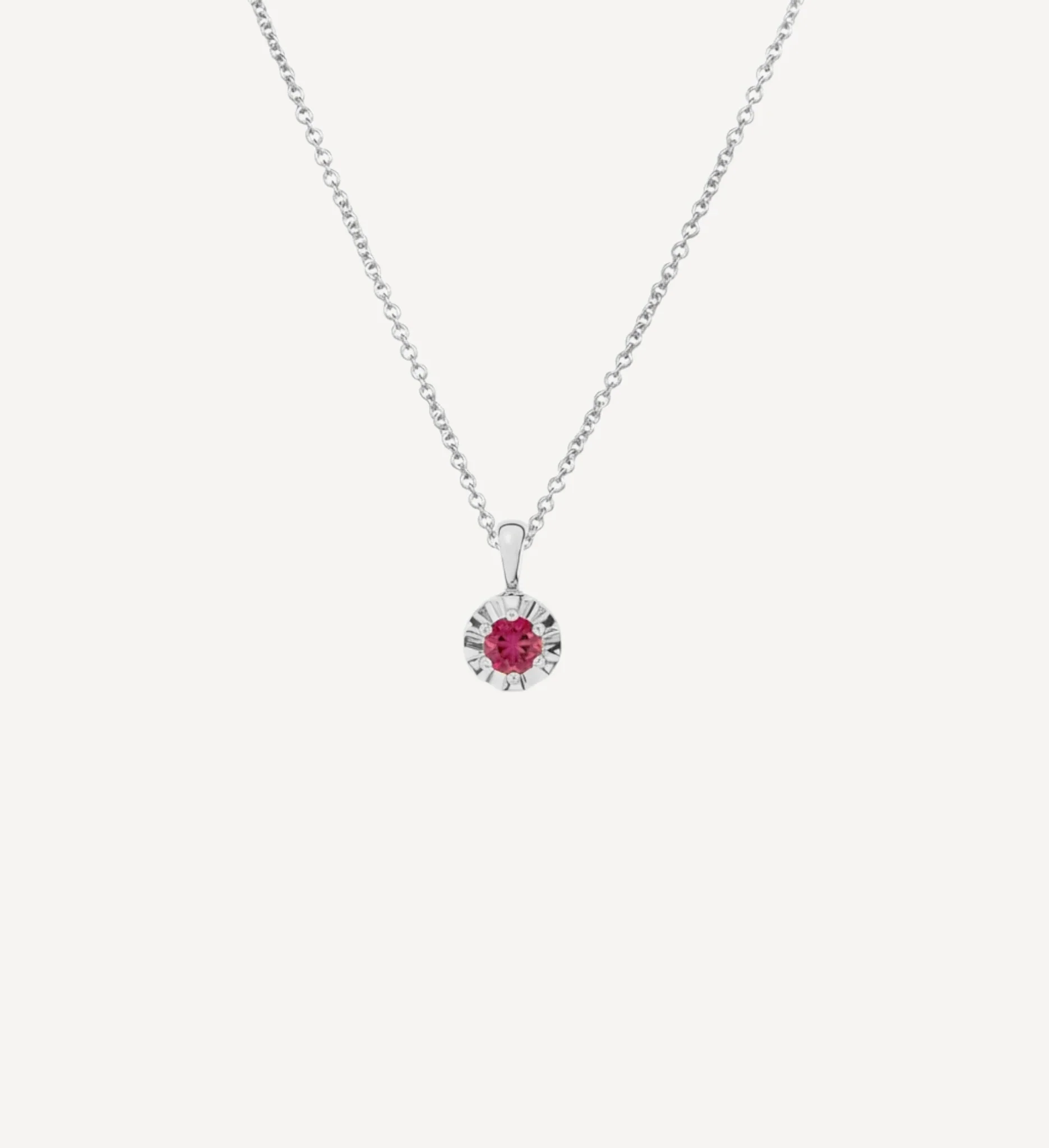 Margot Necklace | Petite Round Birthstone - Image 22