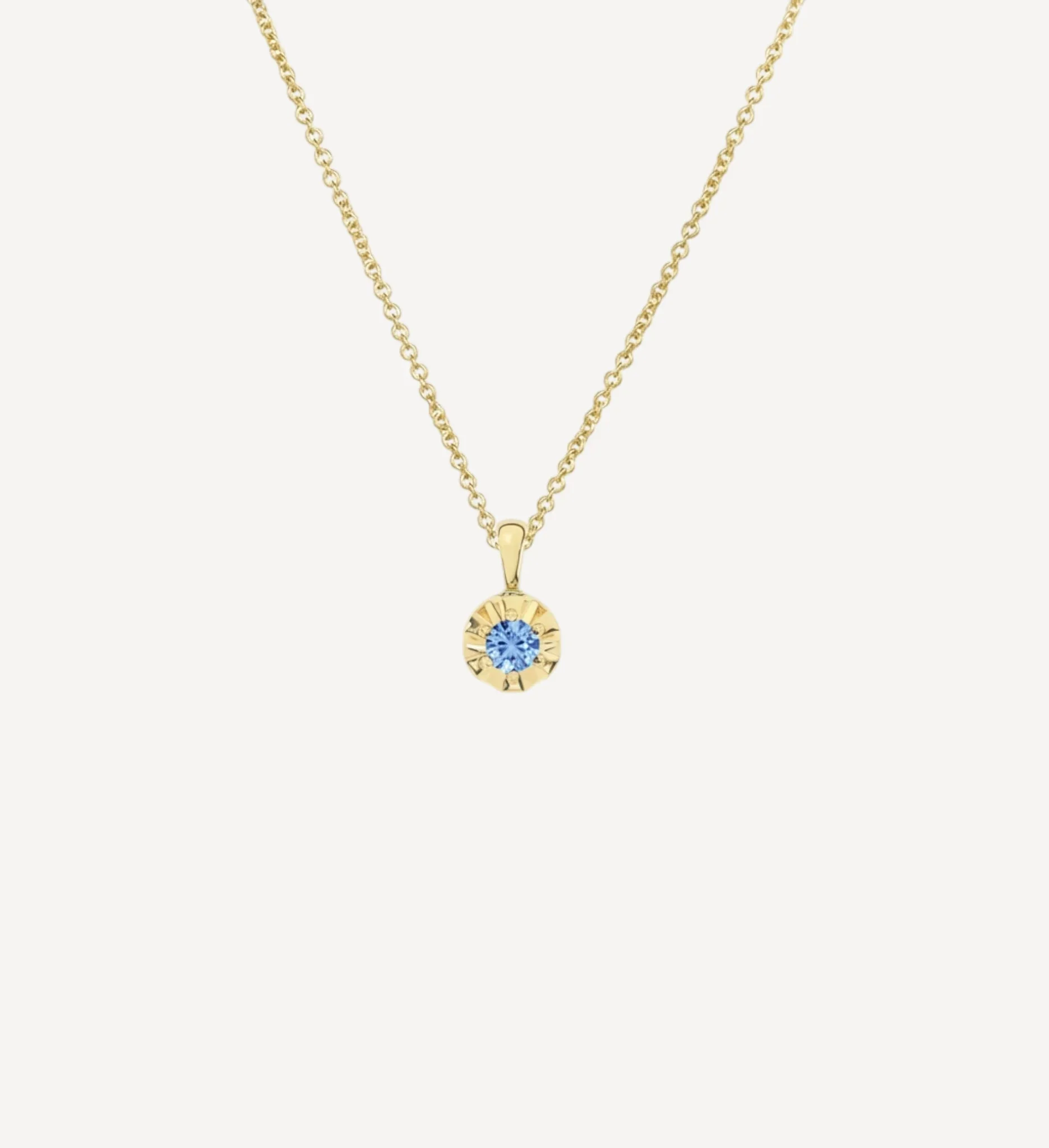 Margot Necklace | Petite Round Birthstone - Image 23