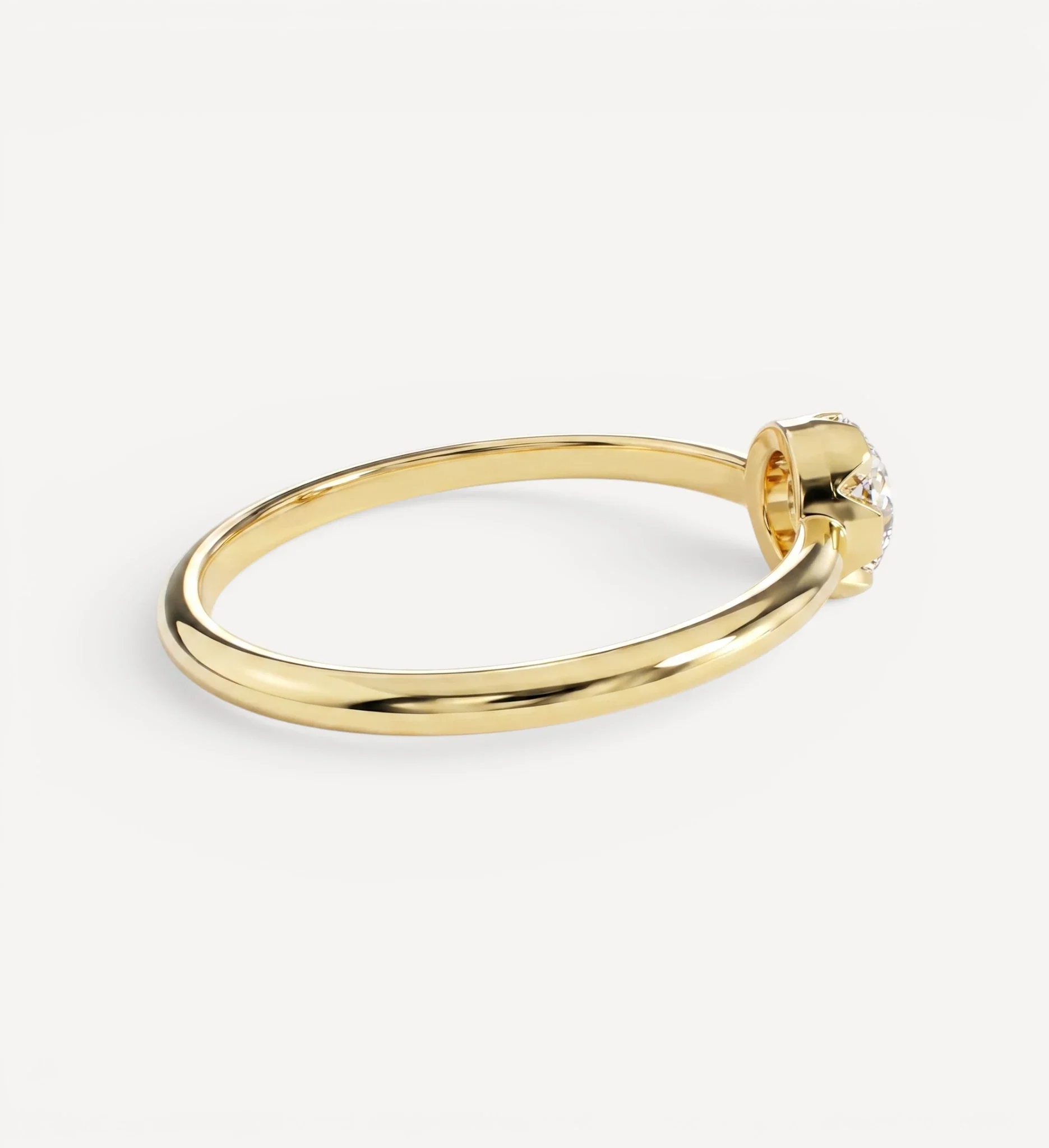 Petite Margot Ring | Round Birthstone - Image 4