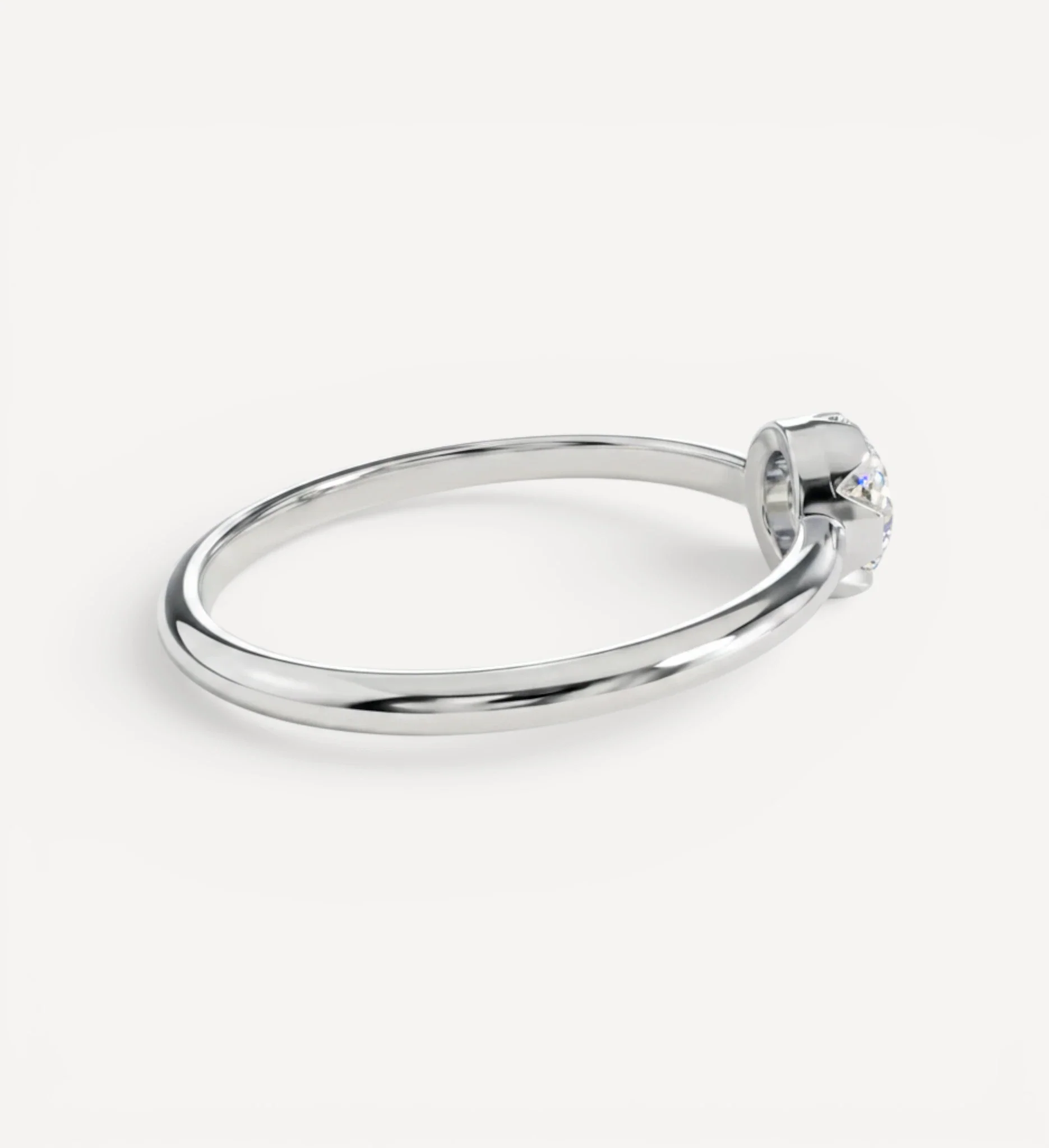 Petite Margot Ring | Round Birthstone - Image 7