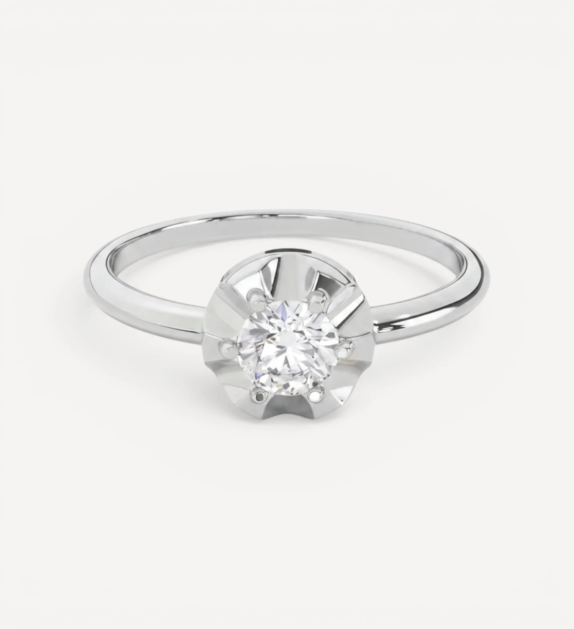 Margot Ring | Round Diamond - Image 5