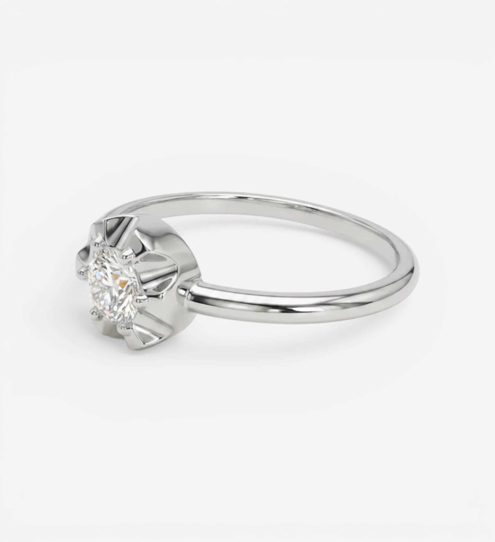 Margot Ring | Round Diamond - Image 6