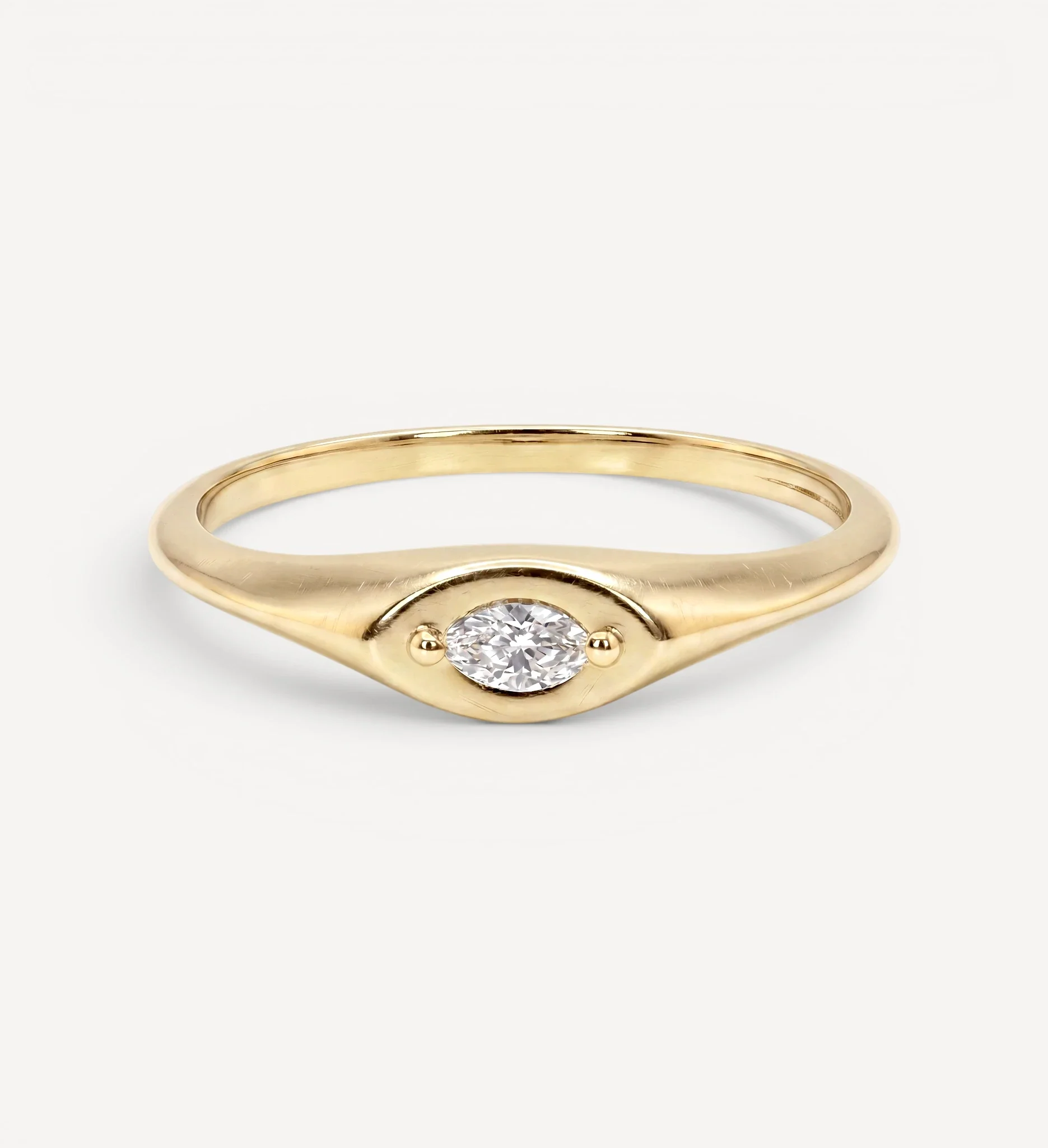 Marquise Signet | Diamond