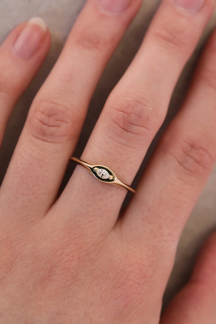 Marquise Signet | Diamond - Image 2