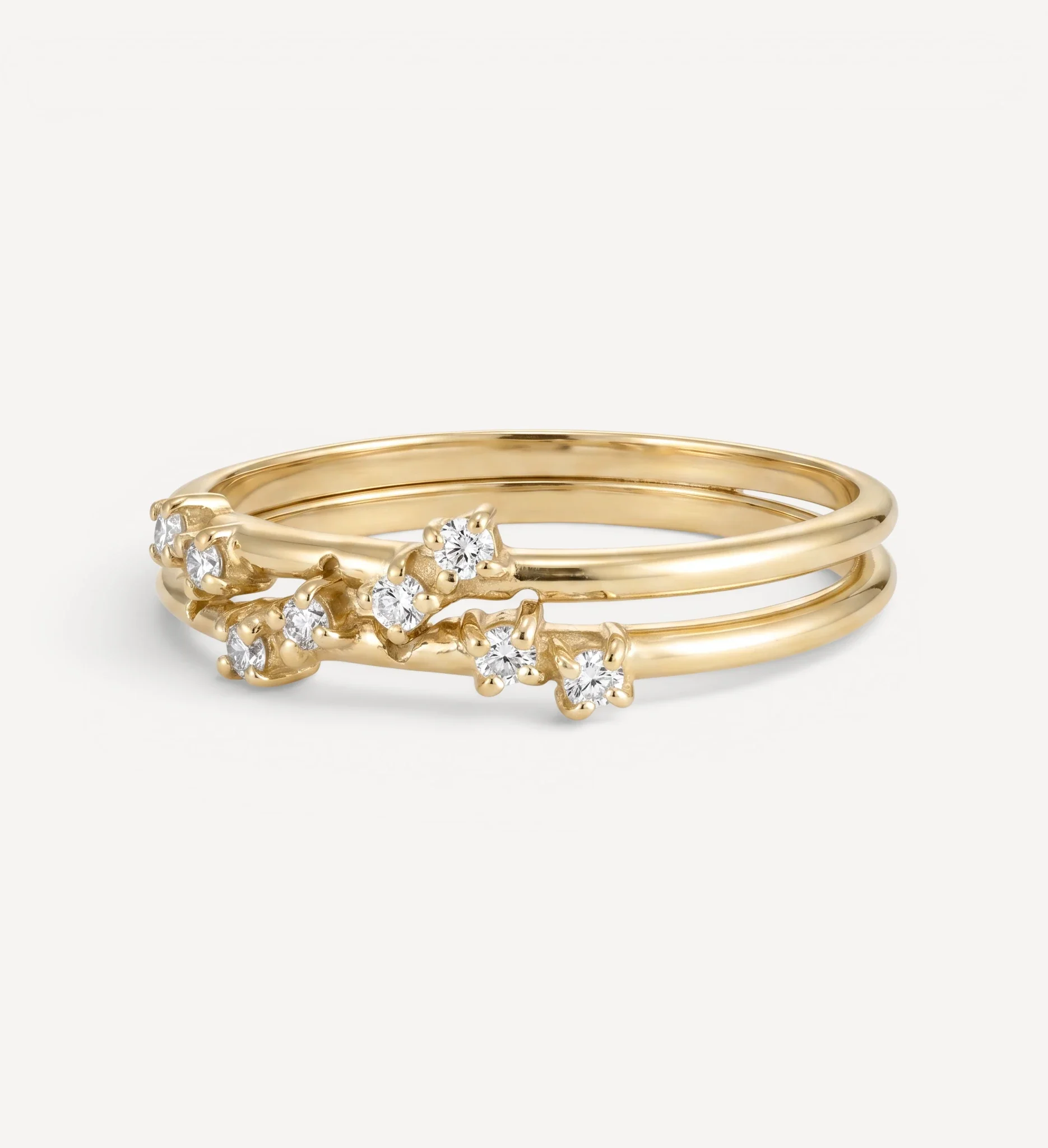 Entwine Ring Set | White diamonds - Image 3