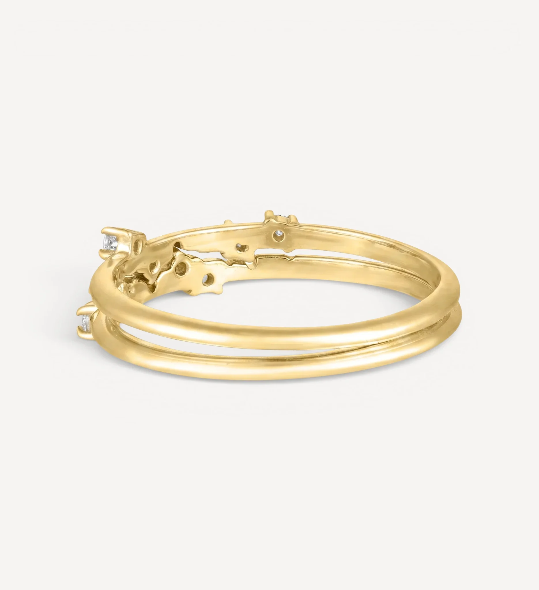 Entwine Ring Set | White diamonds - Image 5