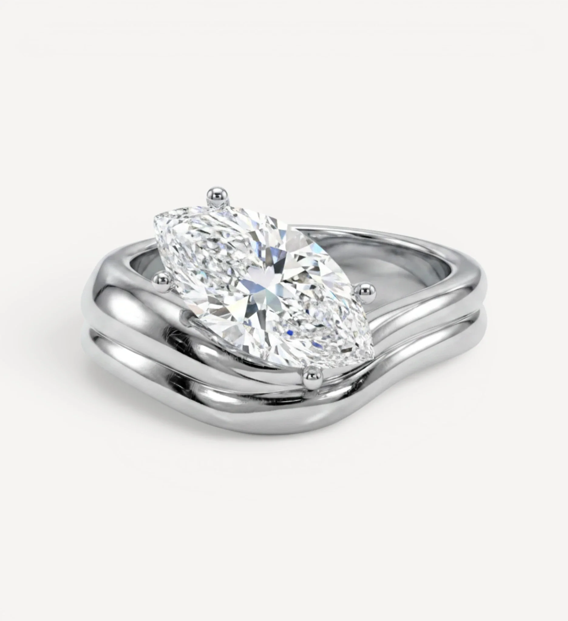 Millicent Ring | Marquise Diamond - Image 4