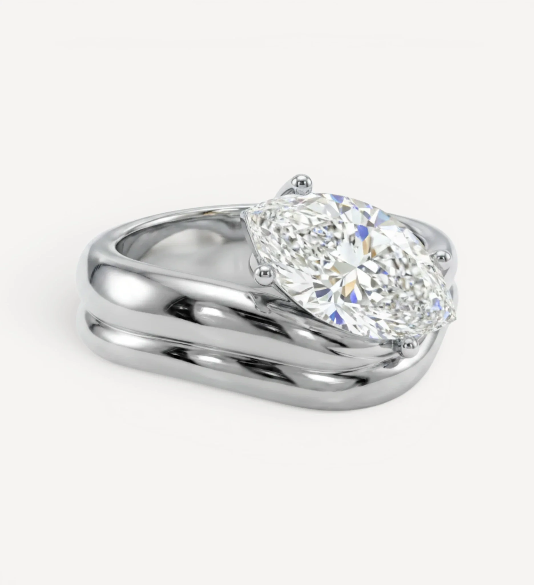 Millicent Ring | Marquise Diamond - Image 5